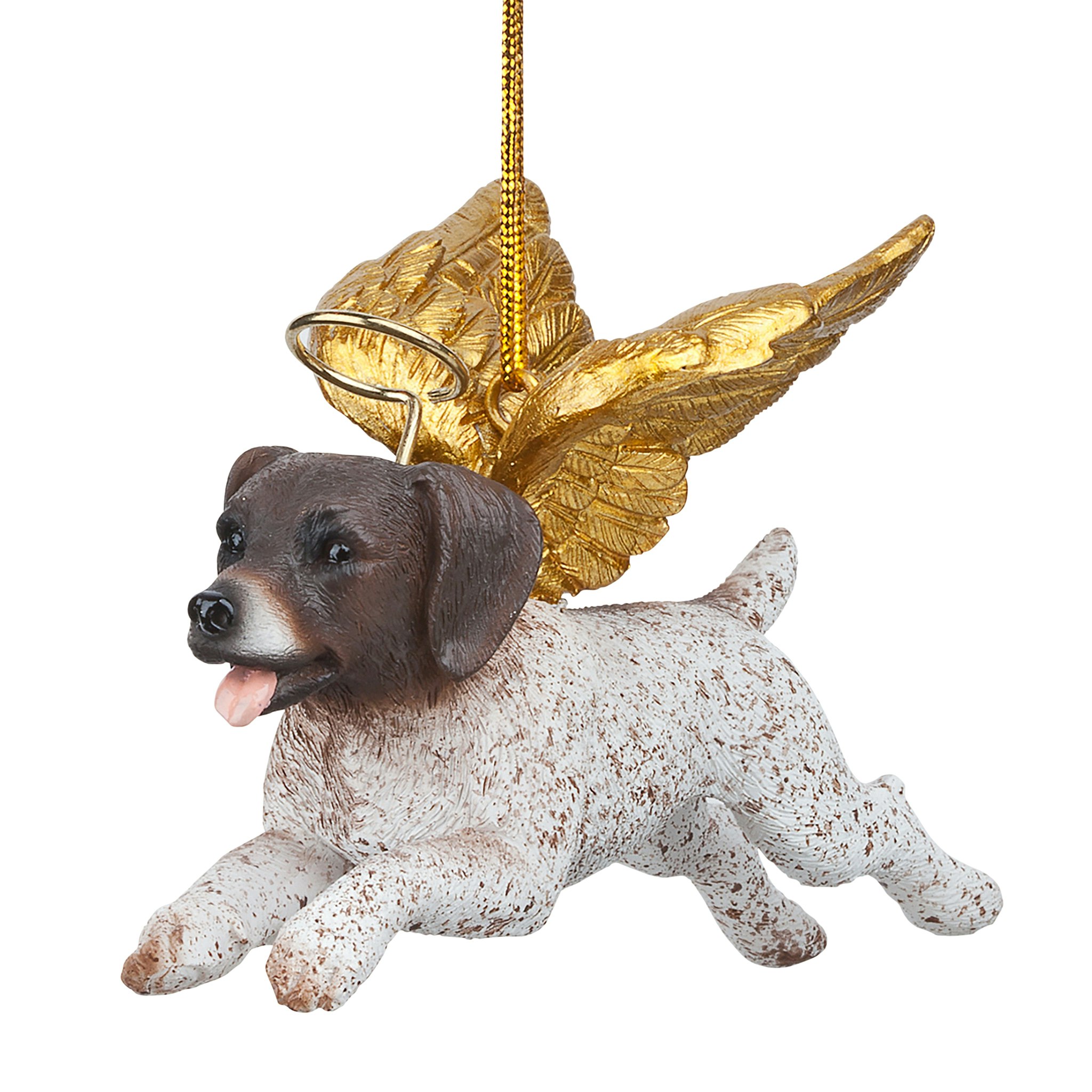 Toscano - Honor Your Pet Pointer Holiday Dog Angel Ornament