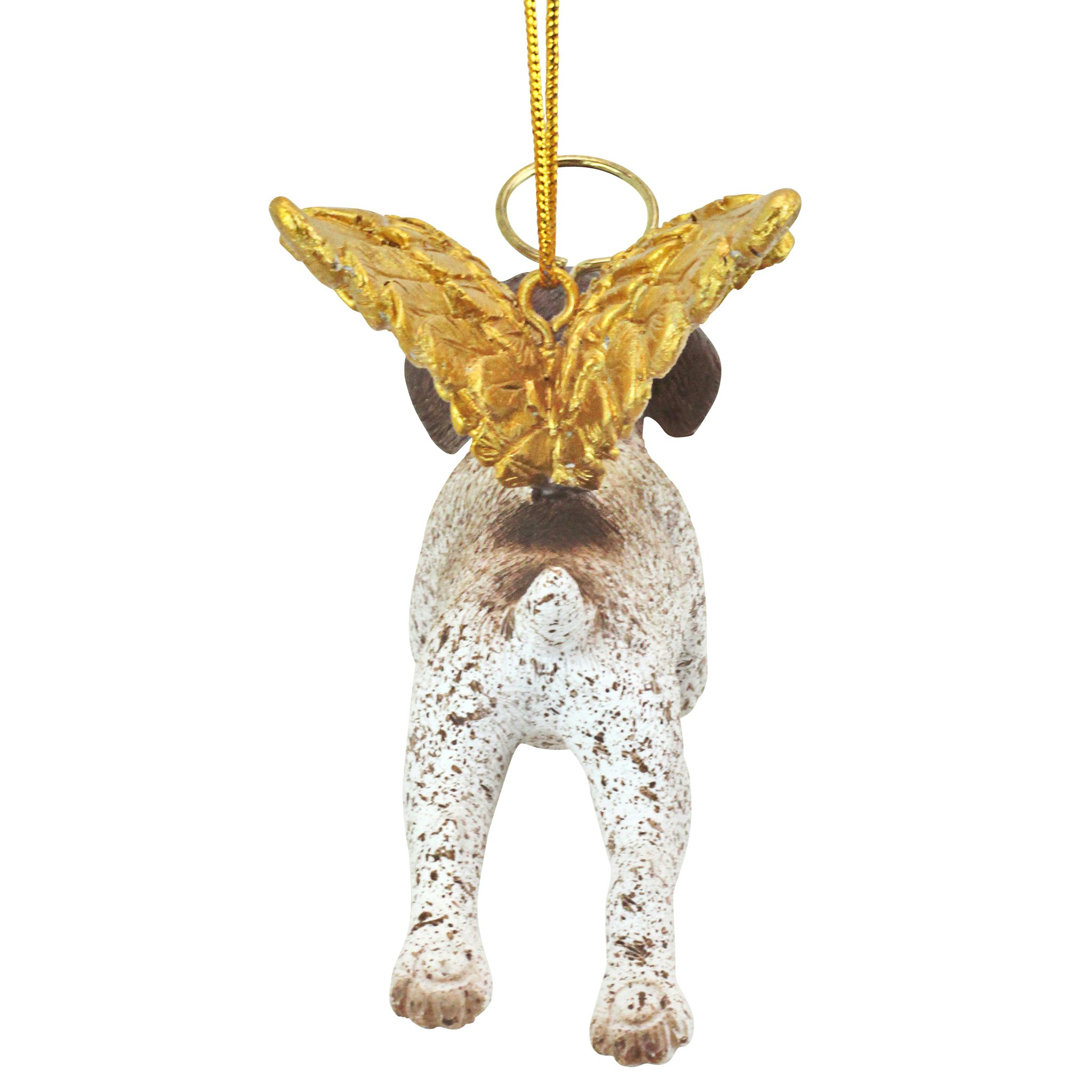Toscano - Honor Your Pet Pointer Holiday Dog Angel Ornament