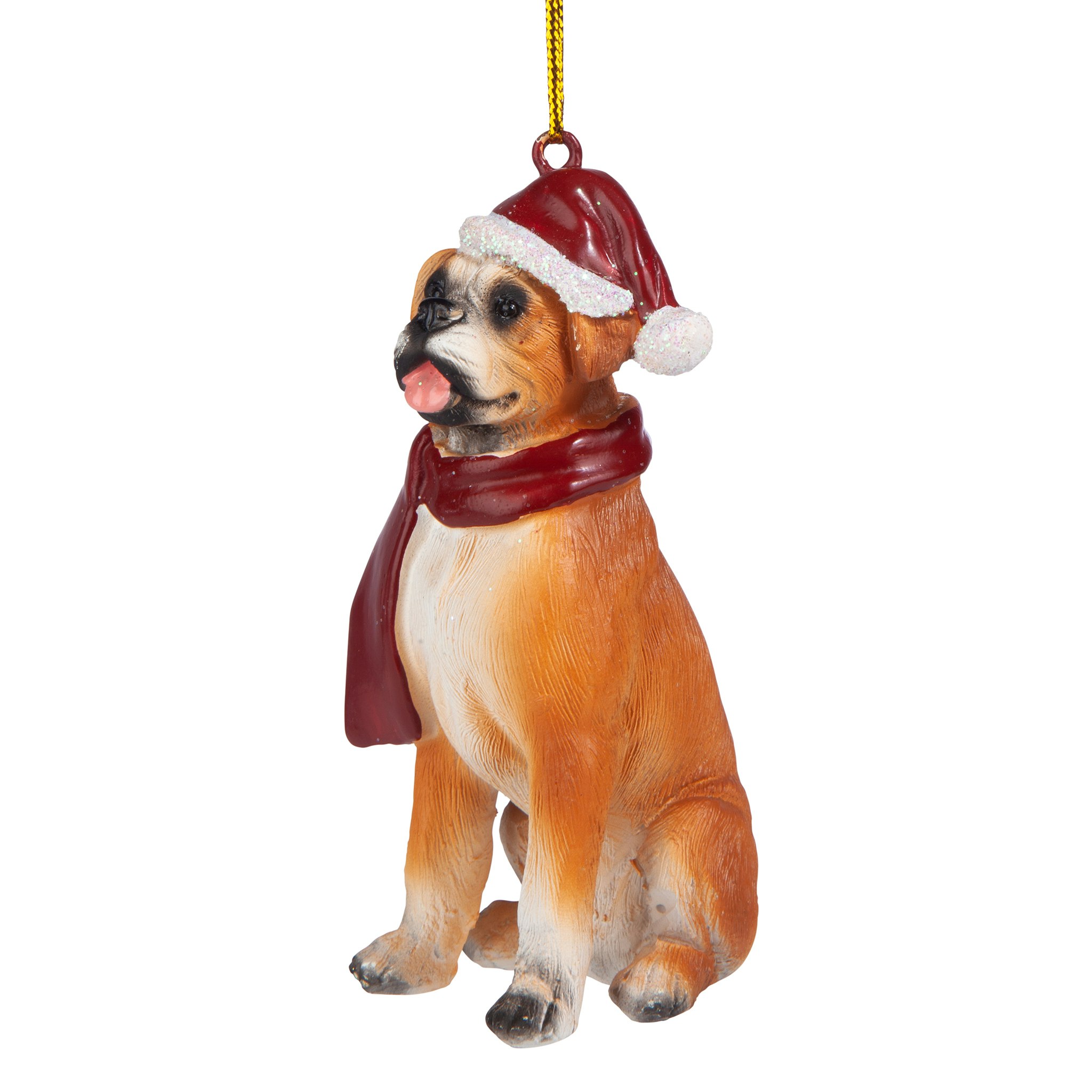 Toscano - Boxer Holiday Dog Ornament Pet Decoration