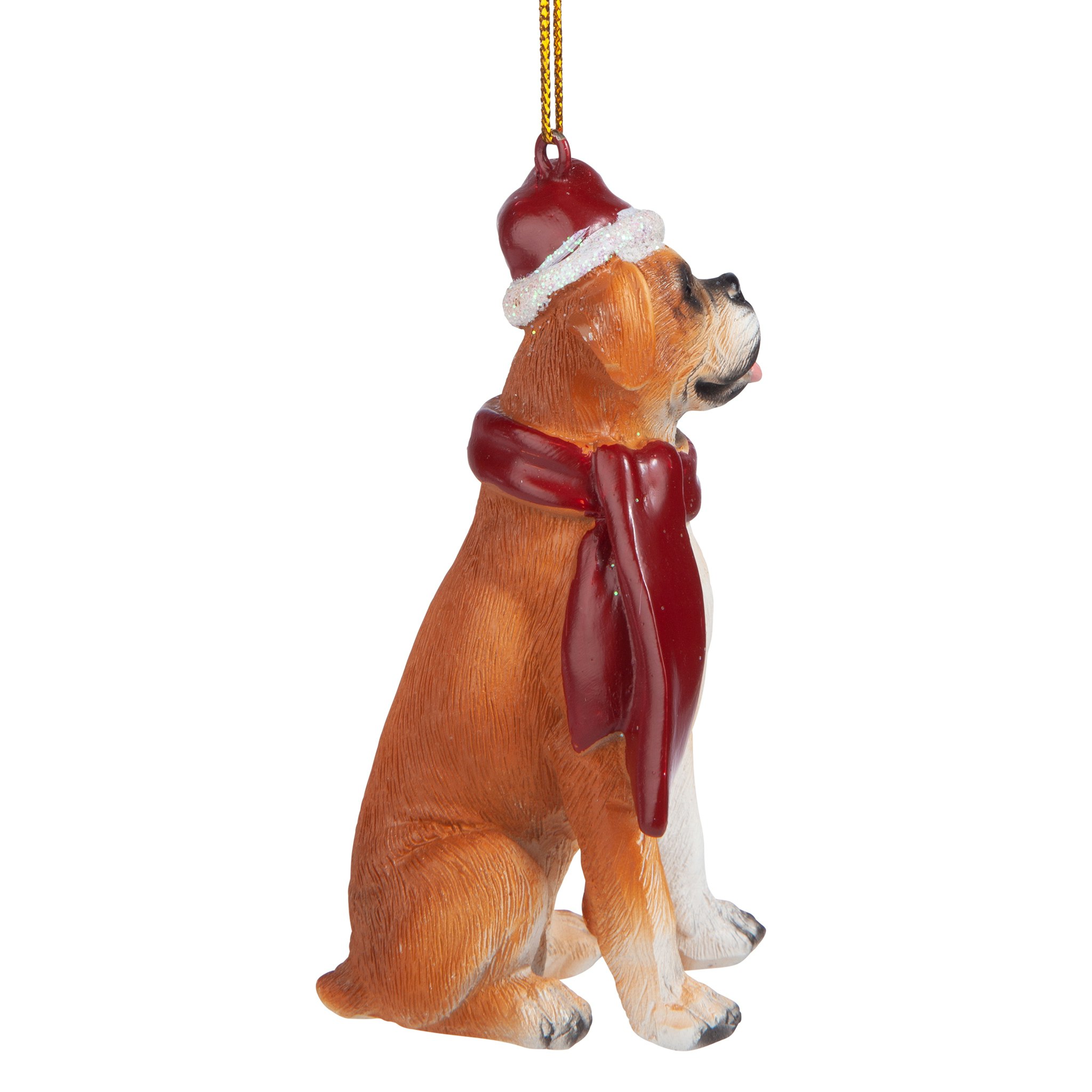 Toscano - Boxer Holiday Dog Ornament Pet Decoration