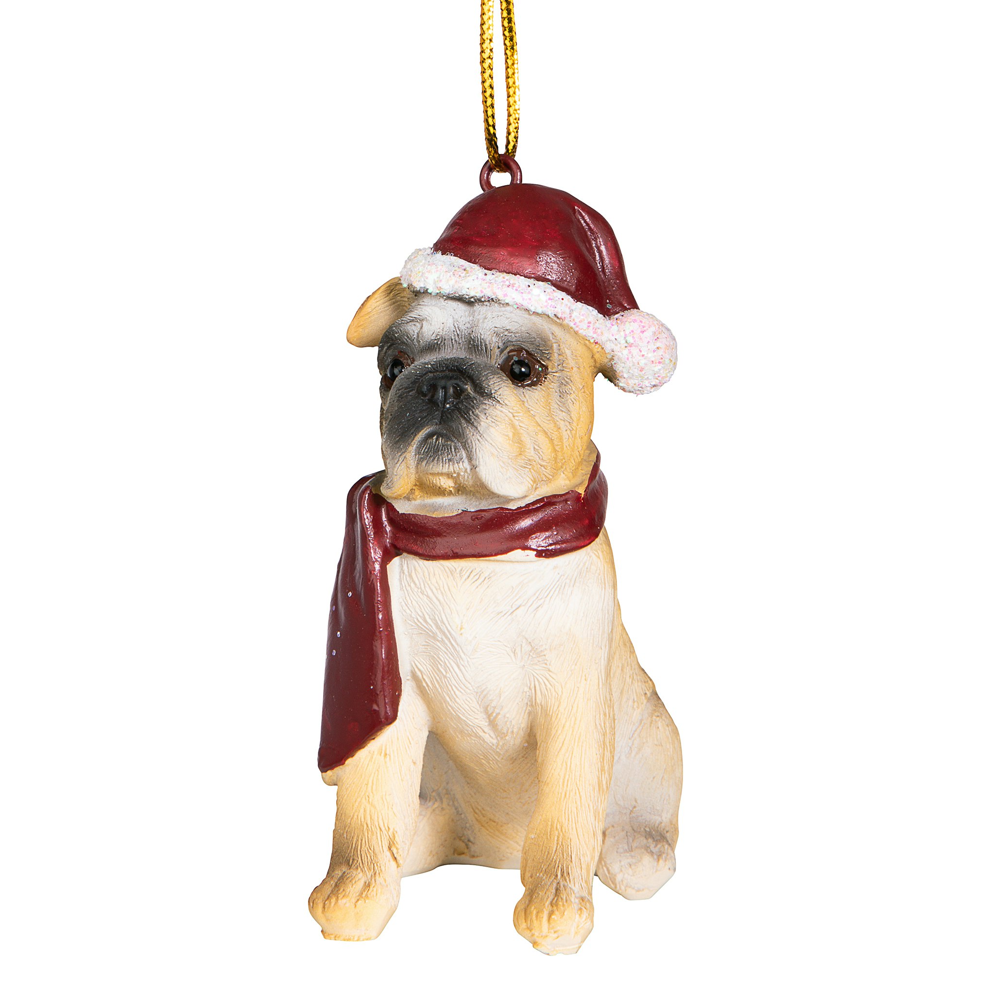 Toscano - Bulldog Holiday Dog Ornament Pet Decoration