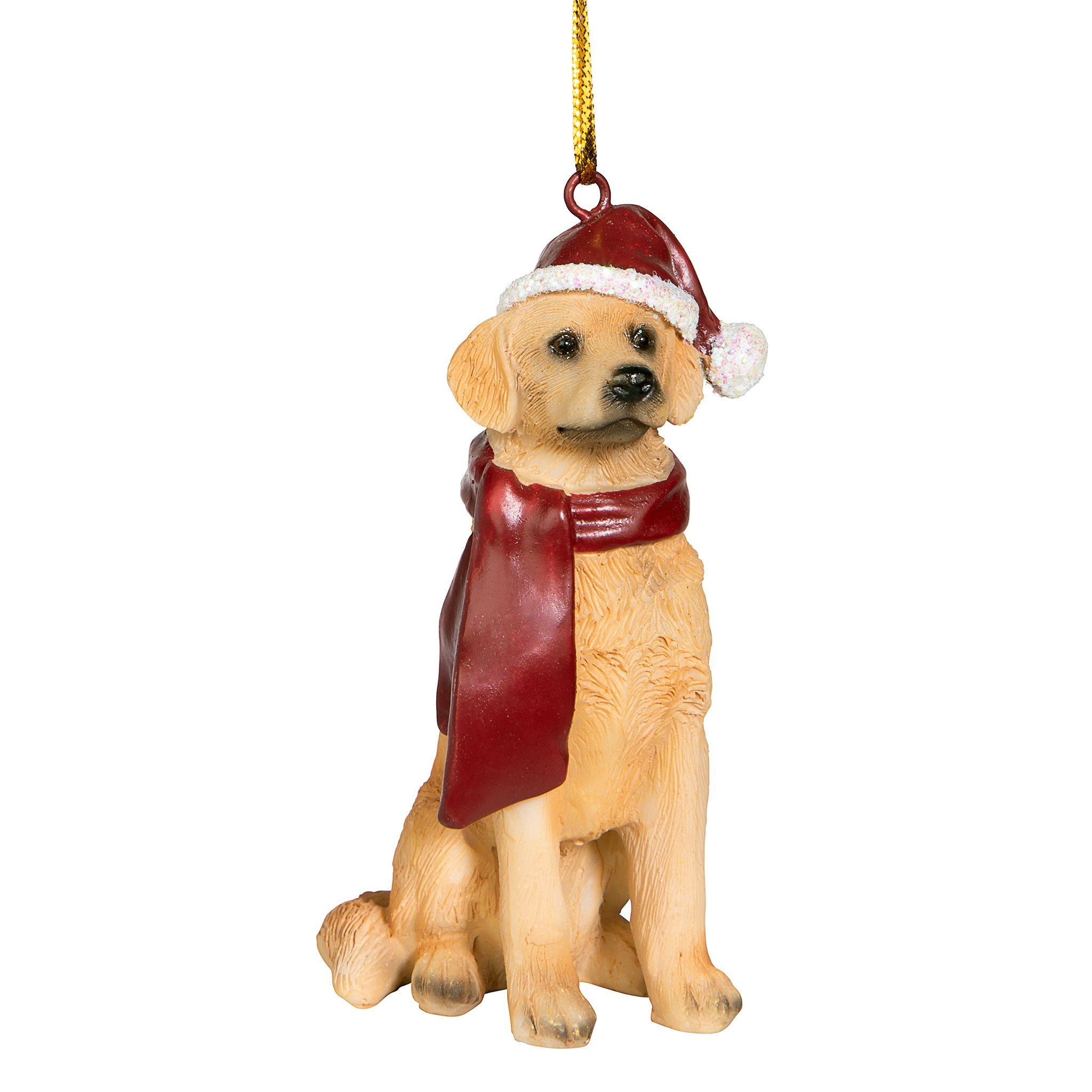Toscano - Golden Retriever Holiday Dog Ornament Pet Decoration