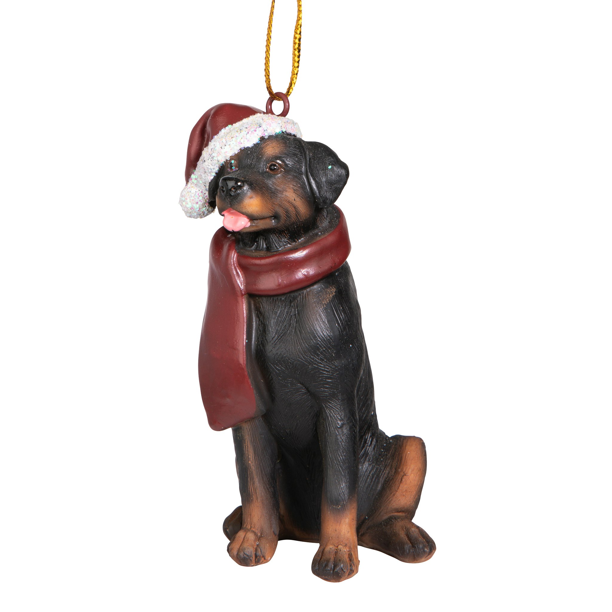 Toscano - Rottweiler Holiday Dog Ornament Pet Decoration