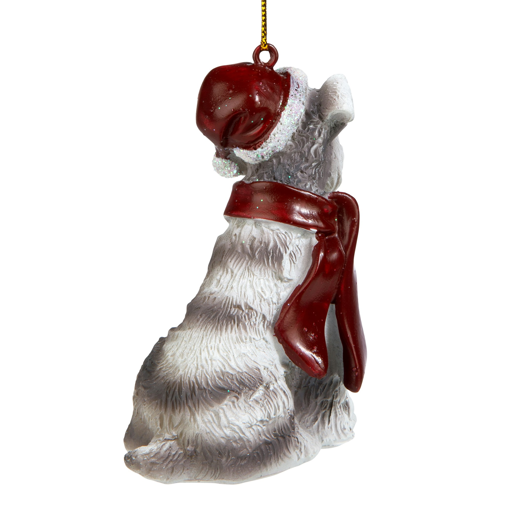 Toscano - Miniature Schnauzer Holiday Dog Ornament Pet Decoration