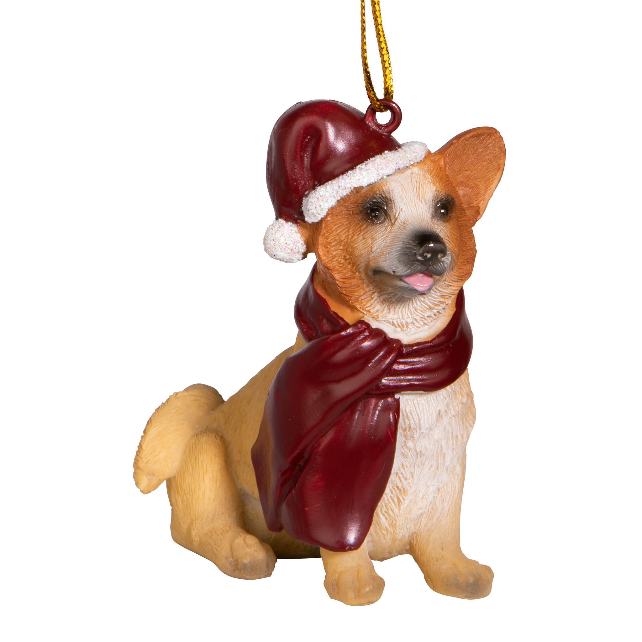Toscano - Welsh Corgi Holiday Dog Ornament Pet Decoration