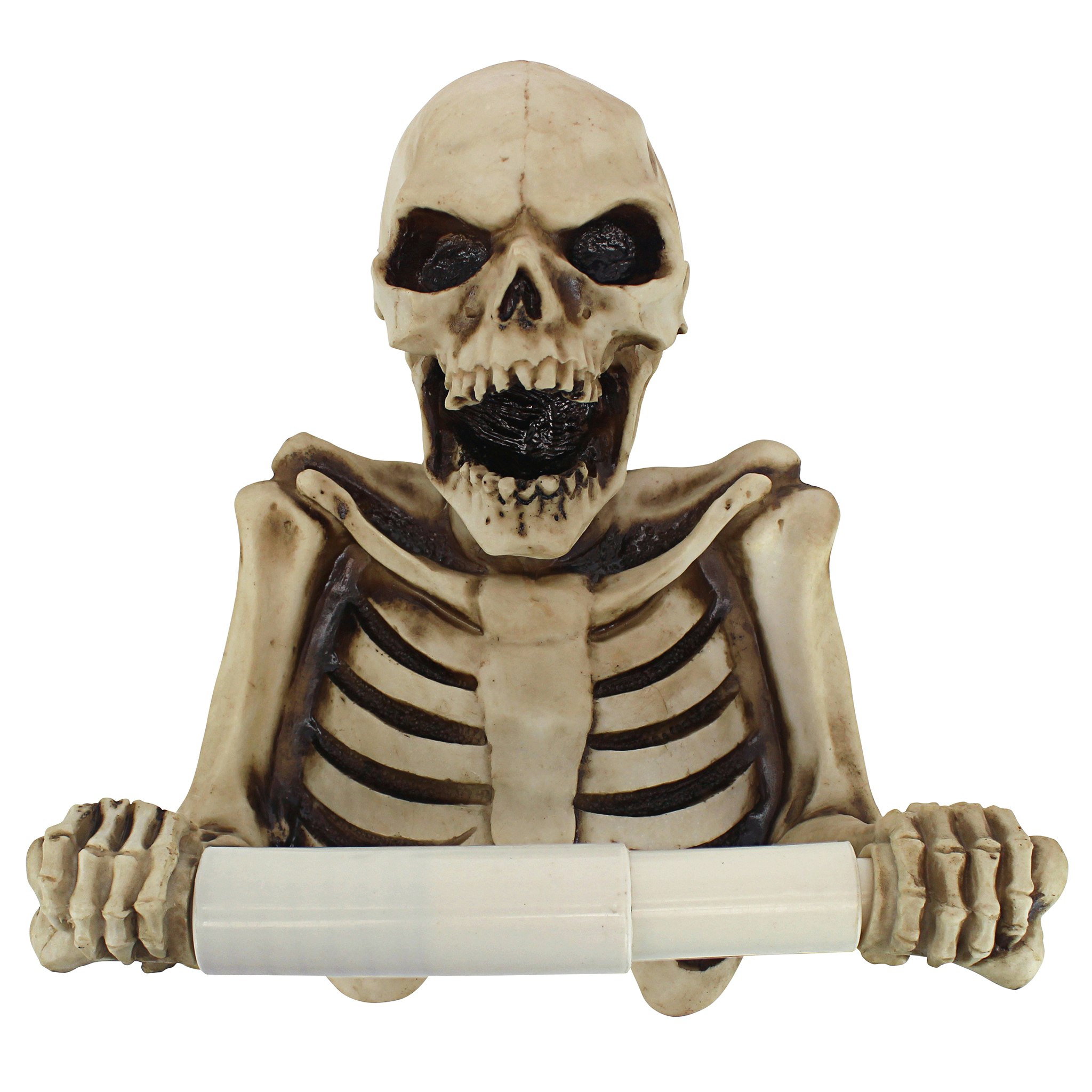 Toscano - Bone Dry Skeleton Bathroom Toilet Paper Holder