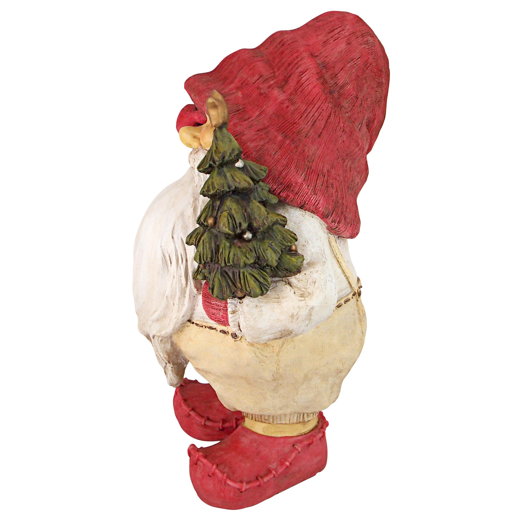 Toscano - Lighting Santa Path Whitey the Holiday Gnome Statue