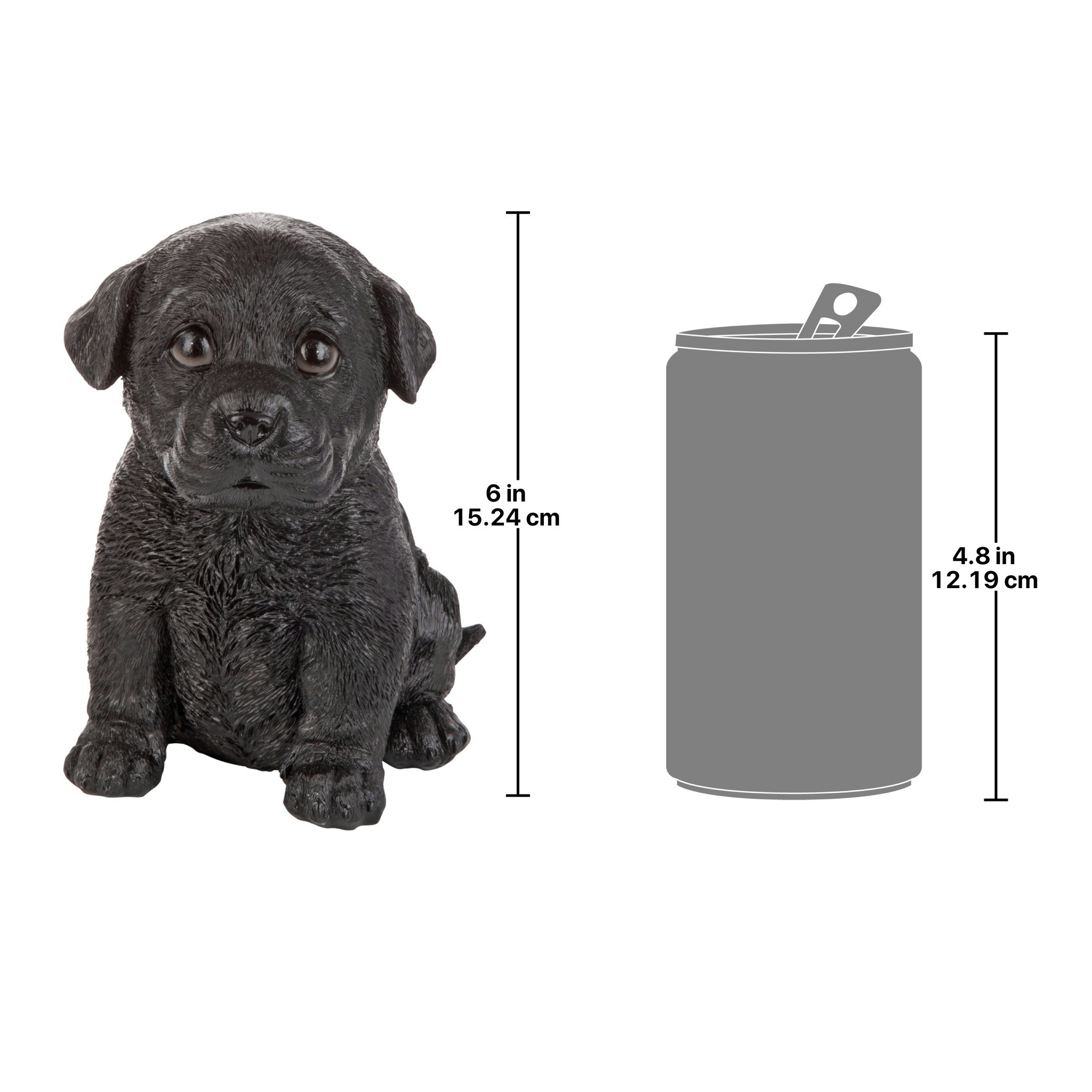 Toscano - Black Lab Puppy Partner Collectible Dog Statue