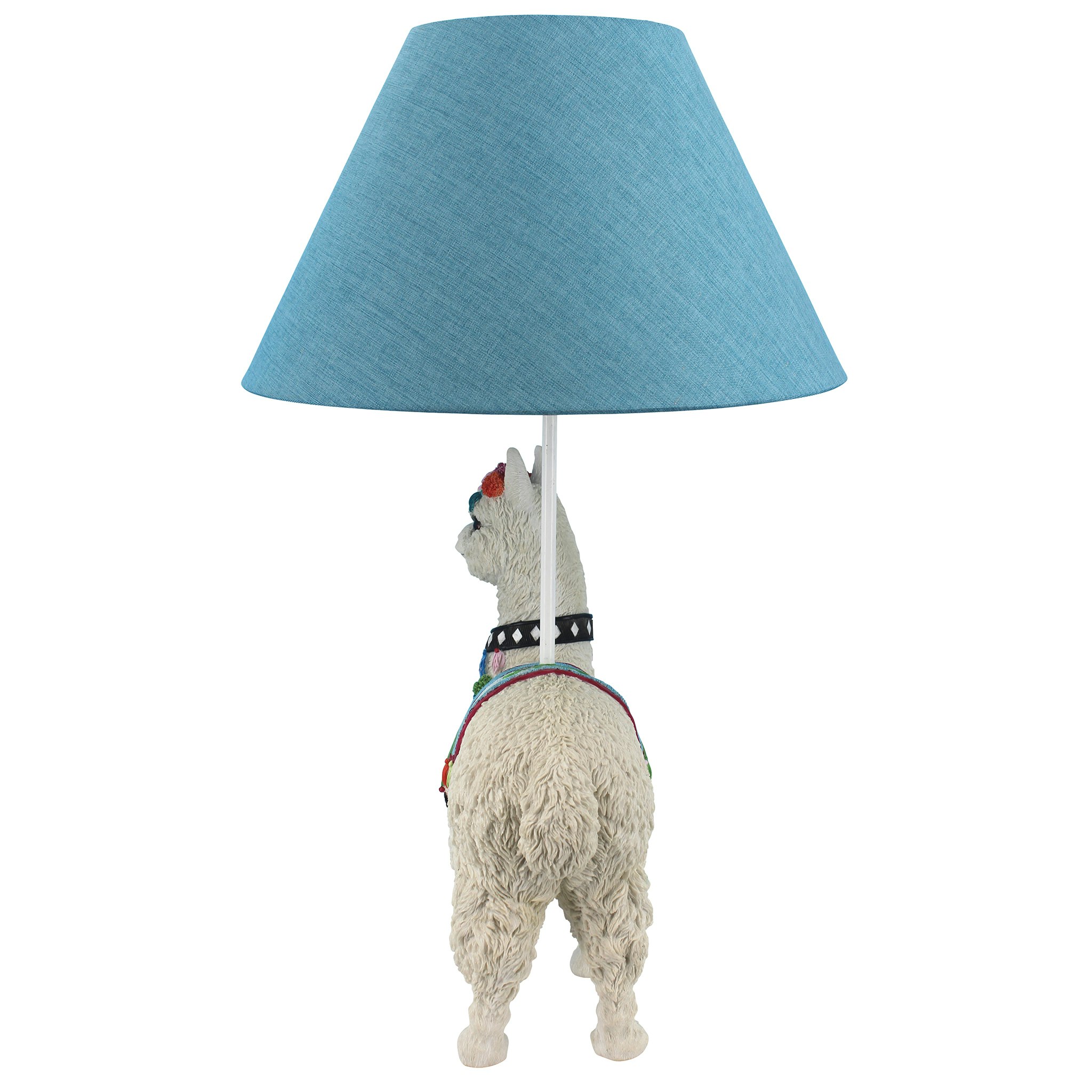 Toscano - Andes Alpaca of Rainbow Mountain Sculptural Table Lamp in Designer Resin