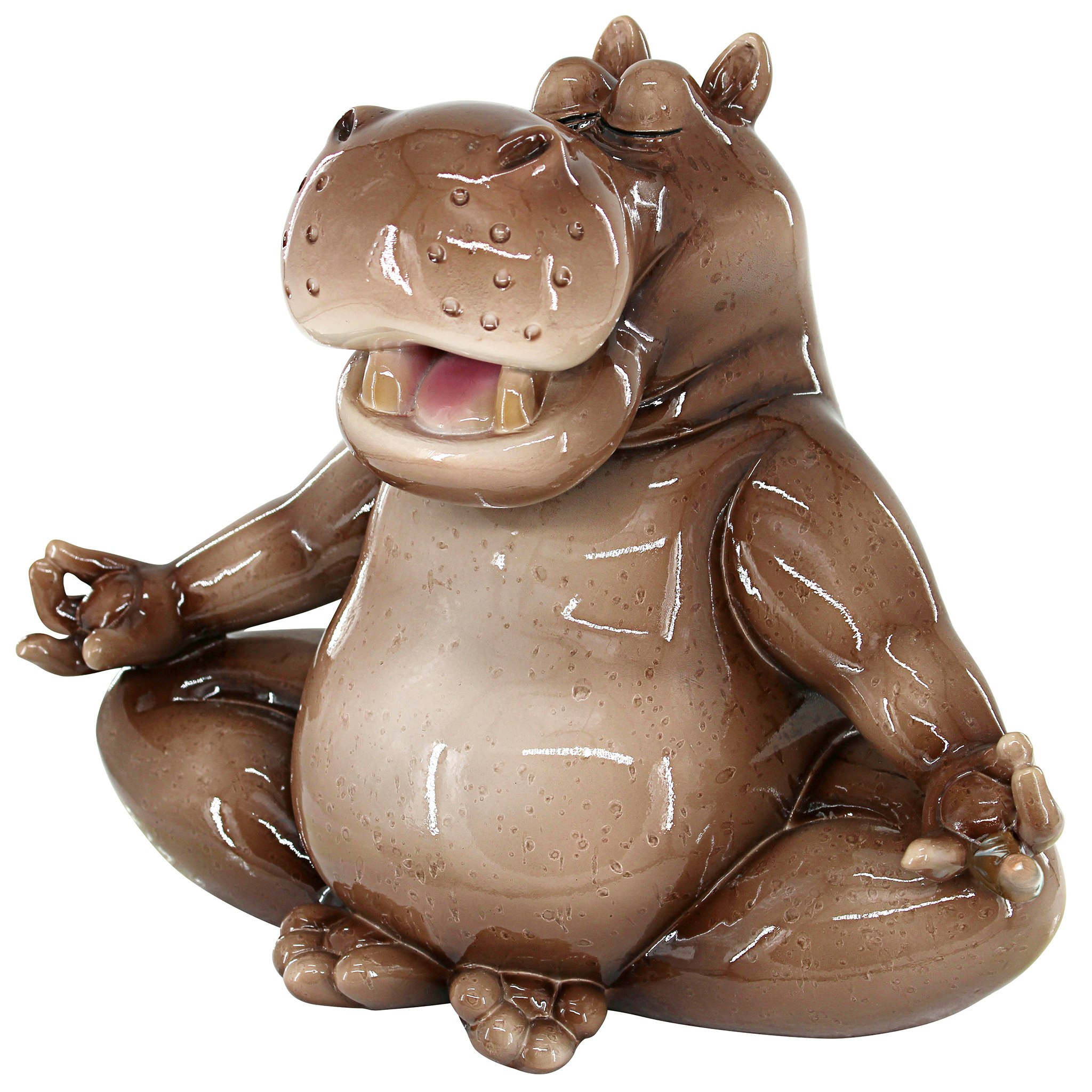 Toscano - A Ton of Zen Yoga Hippo Garden Statue