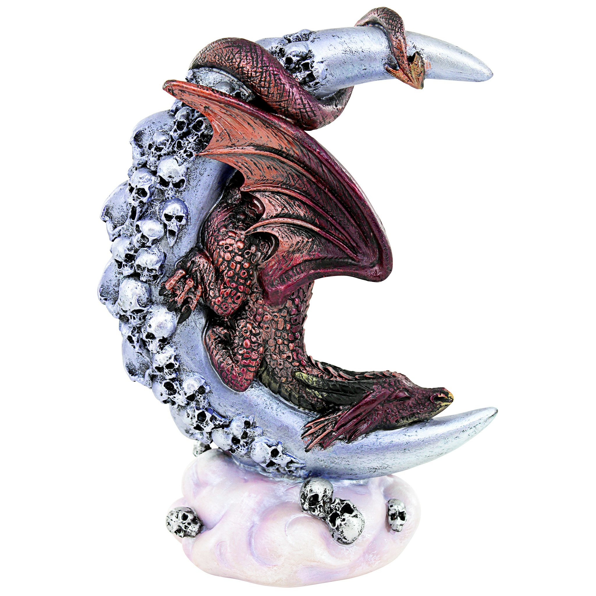 Toscano - Medieval Moonbeam Dragon Statue