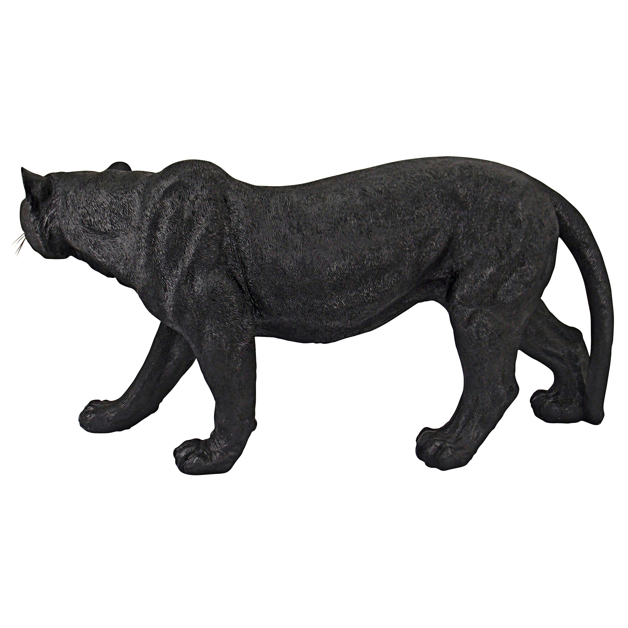 Toscano Shadowed Predator Black Panther Statue - Large