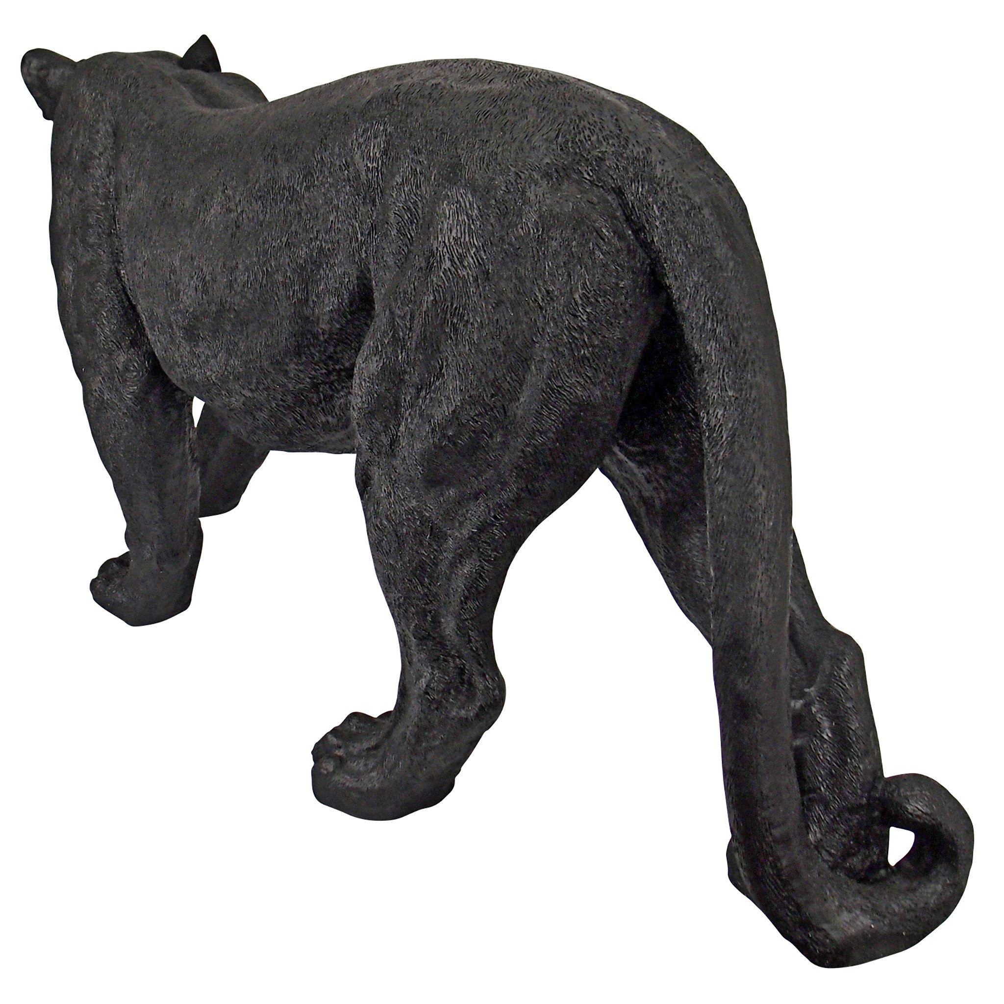 Toscano Shadowed Predator Black Panther Statue - Large