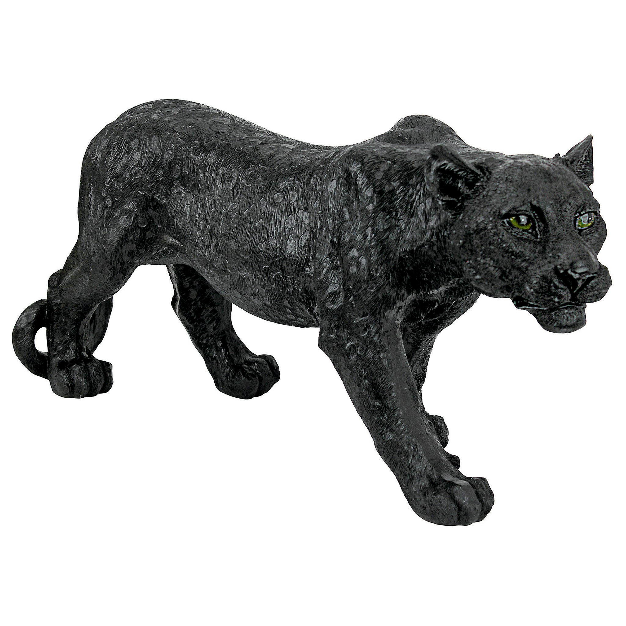 Toscano Shadowed Predator Black Panther Statue - Small