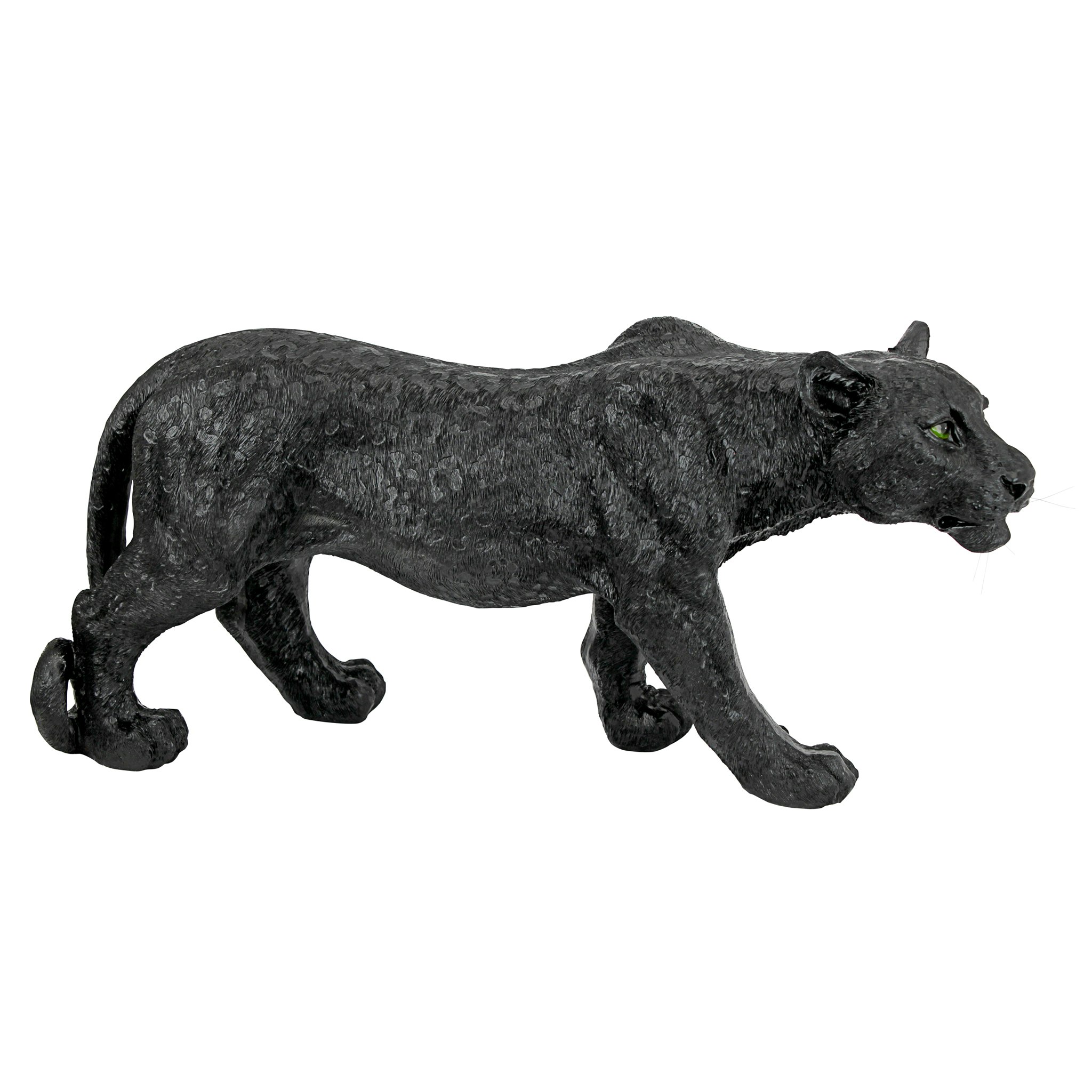 Toscano Shadowed Predator Black Panther Statue - Small