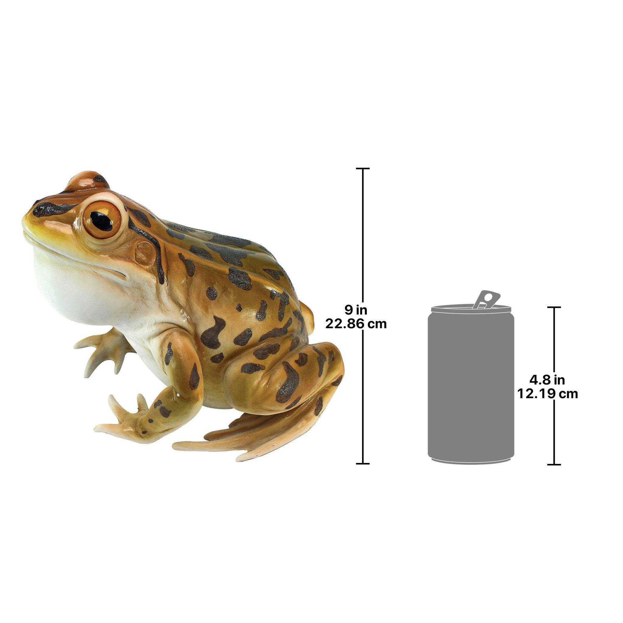 Toscano - Lesterthe Leopard Frog Statue