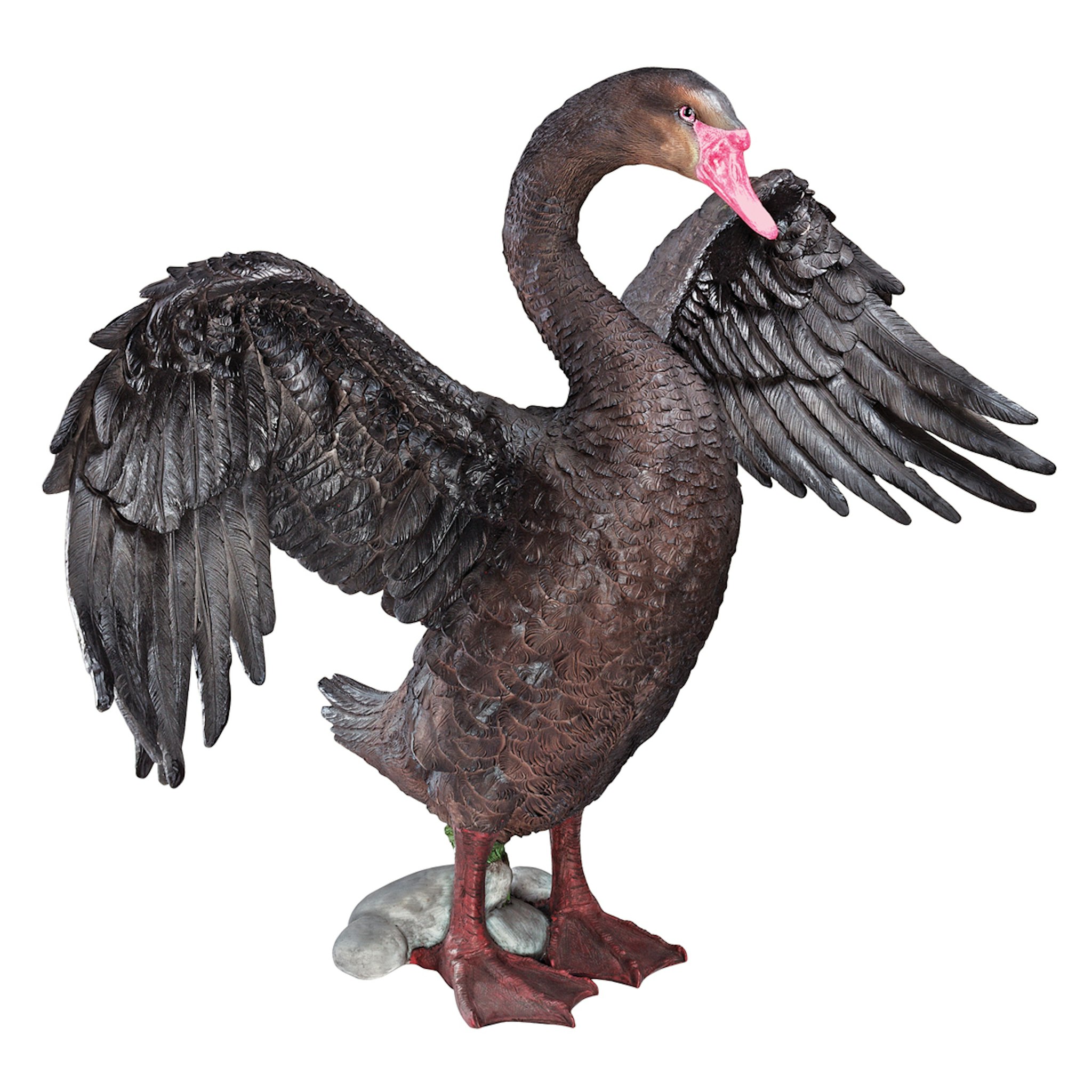 Toscano - Beautiful Black Swan Statue