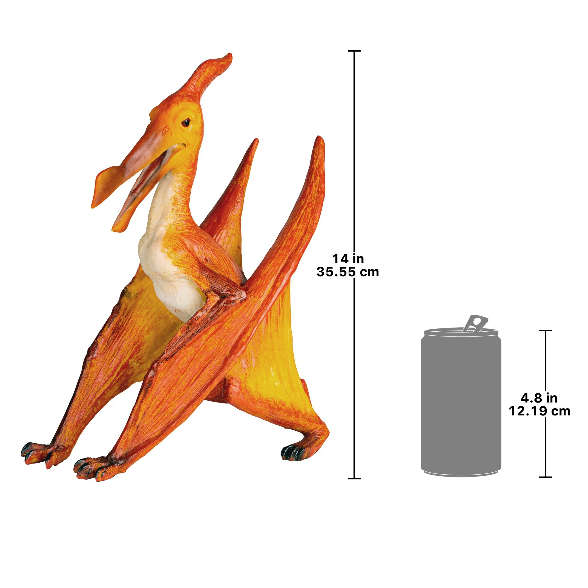 Toscano - Scaled Jurassic Pterodactyl Dinosaur Statue