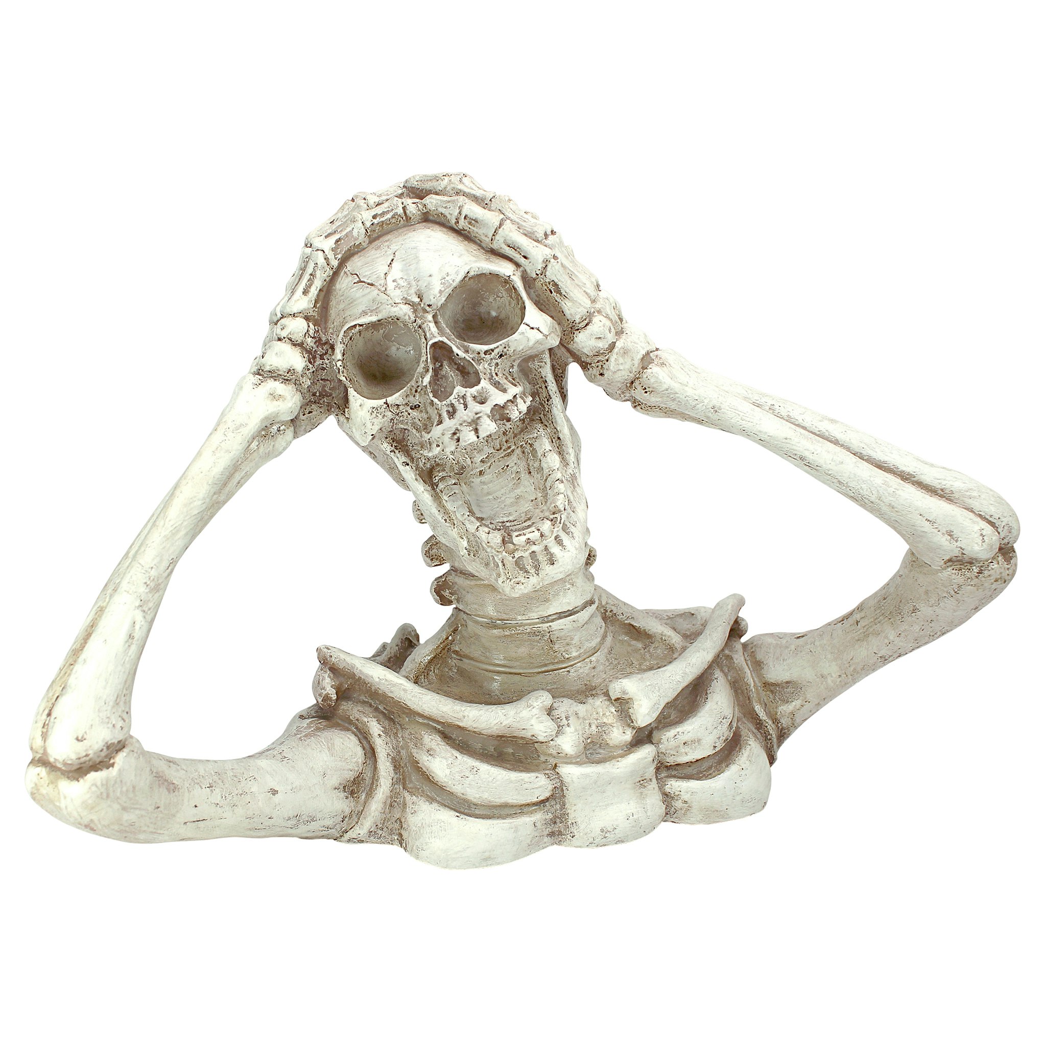 Toscano Shriek the Screaming Skeleton Statue - Large