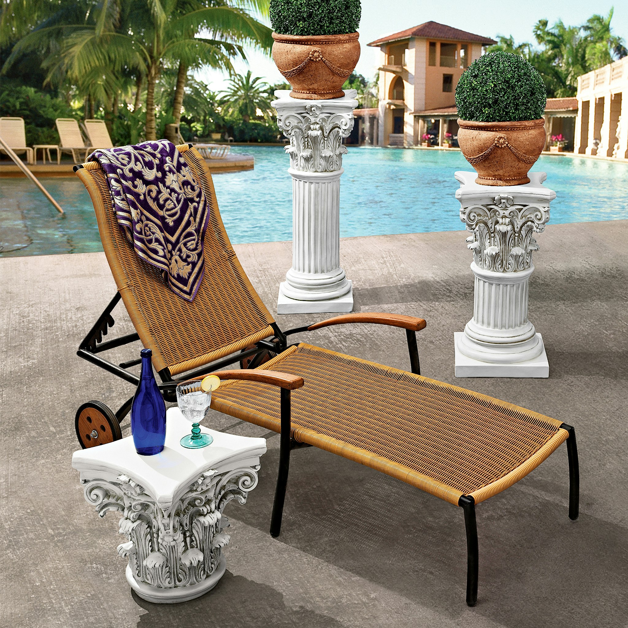 Toscano The Corinthian Capital Pillar Pedestal