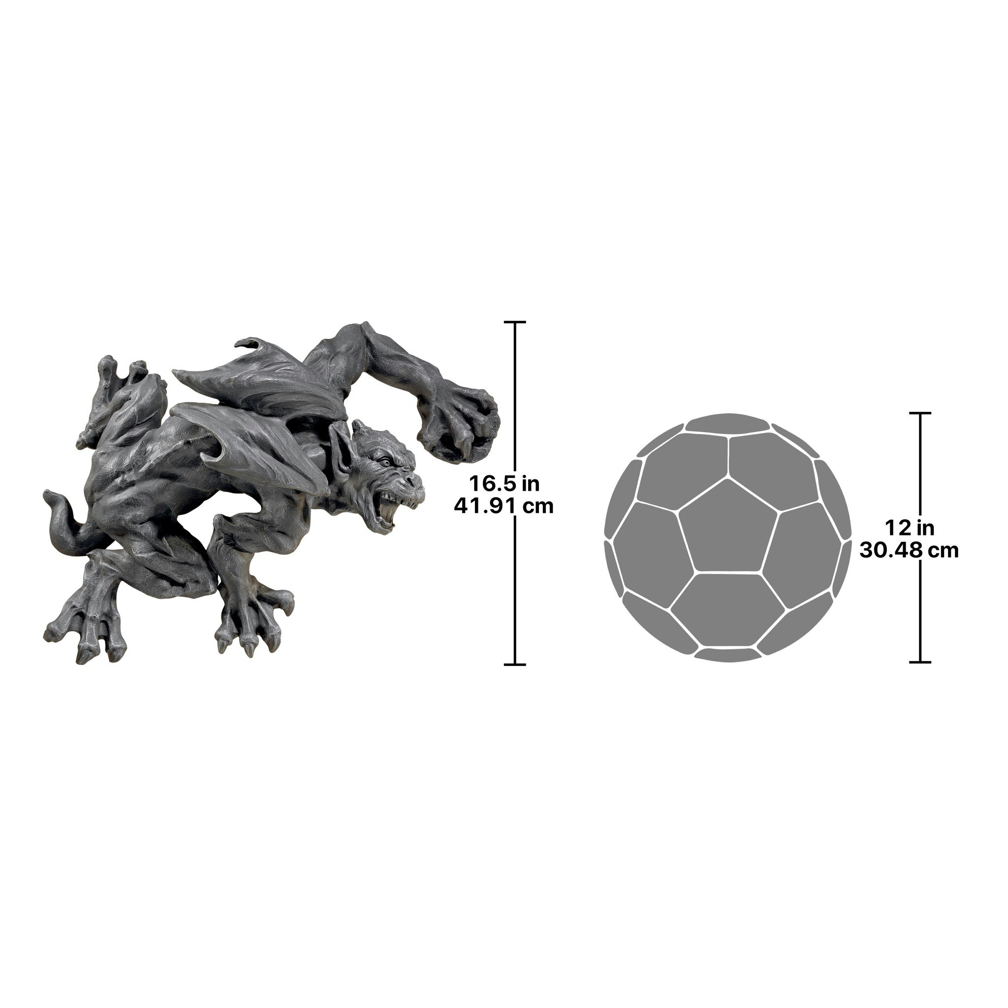 Toscano - Slither and Squirm Gargoyle Wall Sculpture