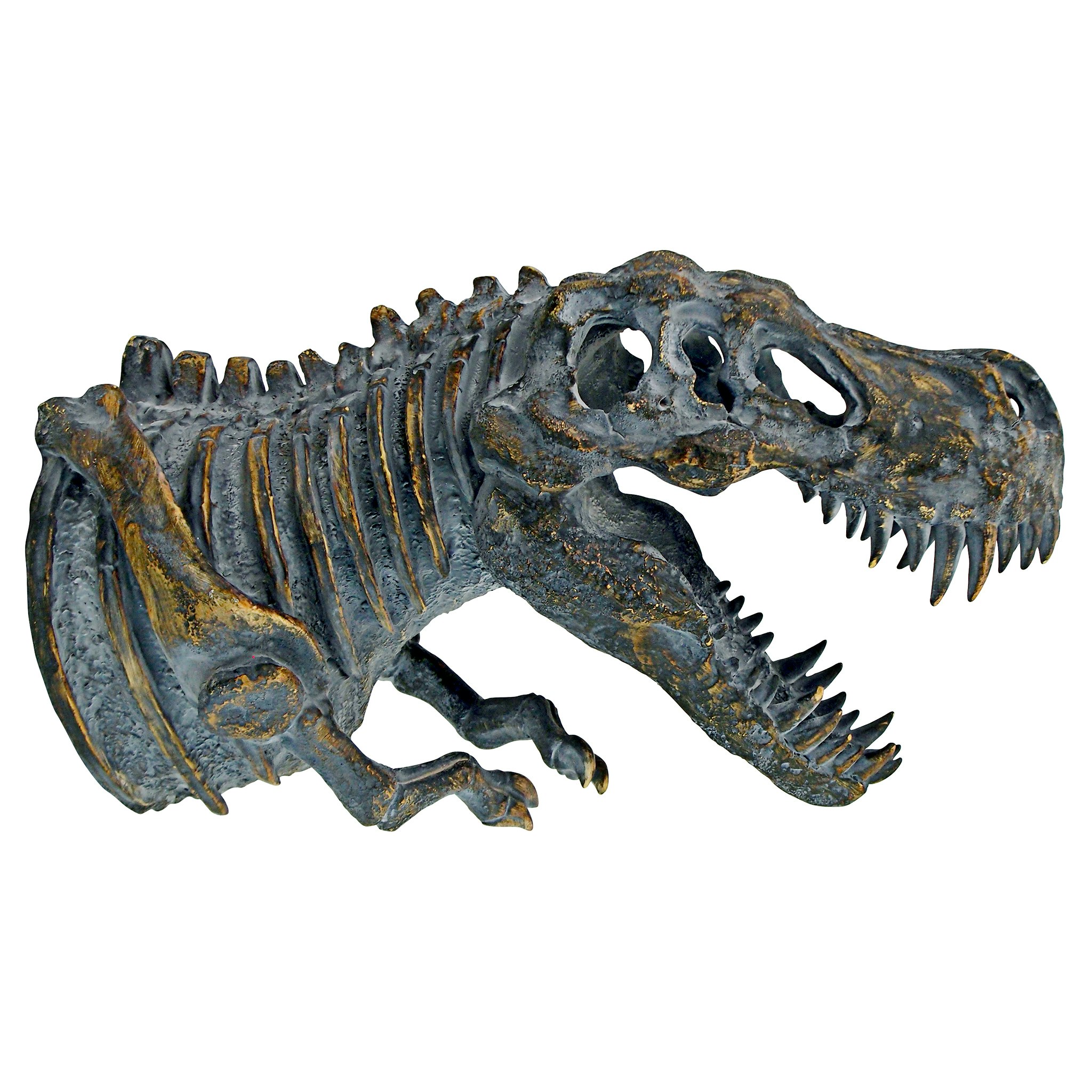 Toscano - Bones of the Dinosaur T-Rex Skeleton Wall Sculpture