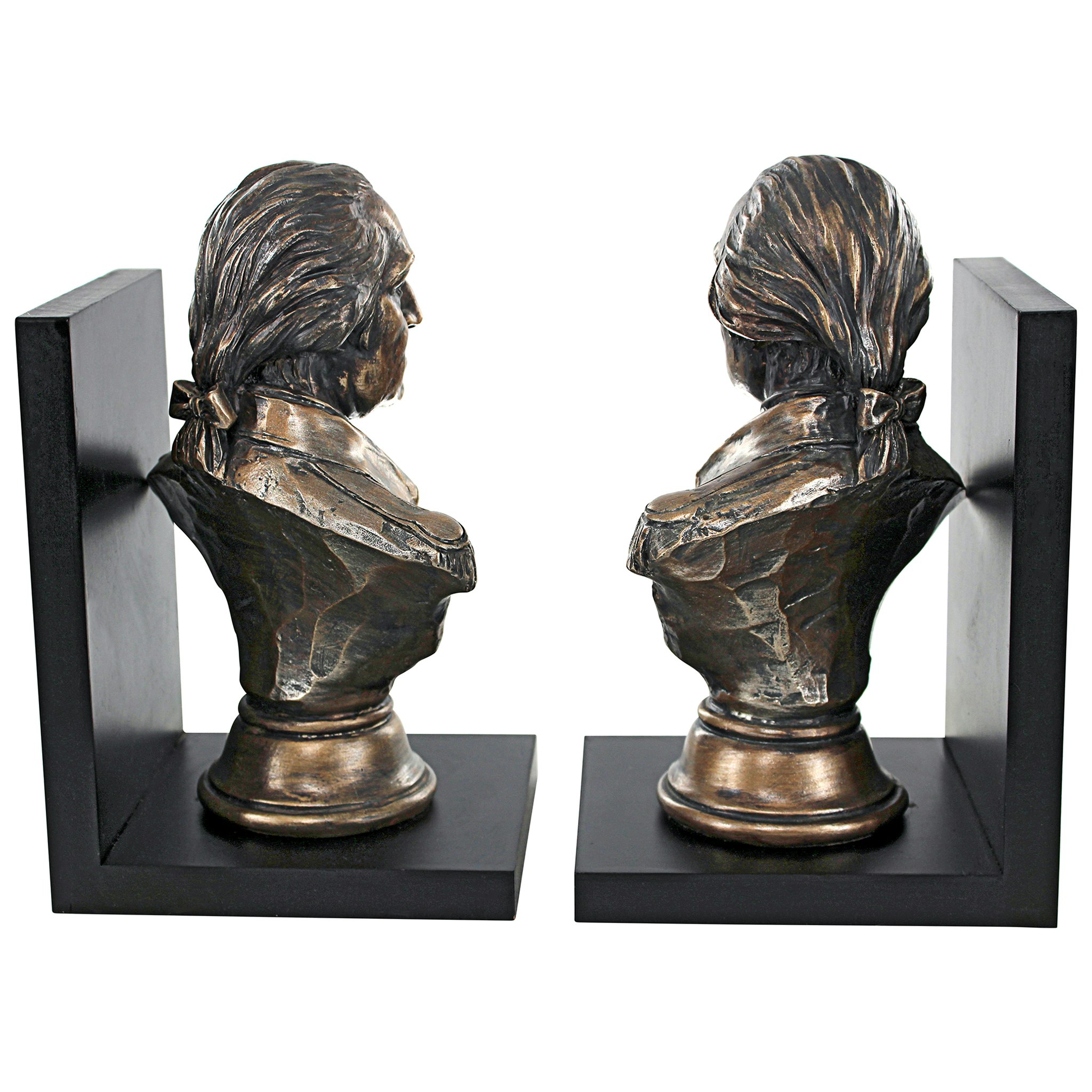 Toscano - George Washington American Statesman Sculptural Bookend Pair in Designer Resin