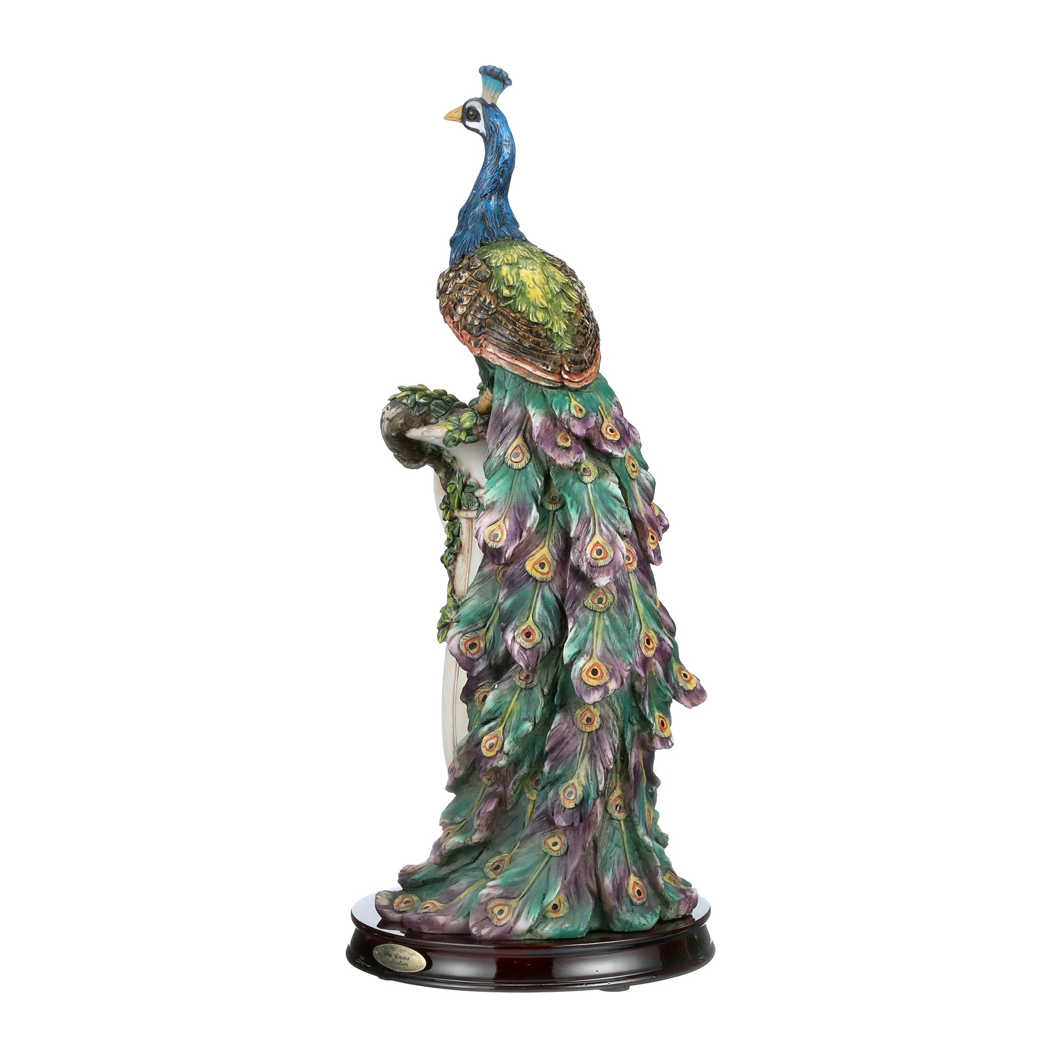 Toscano - The Peacock Sanctuary Statue