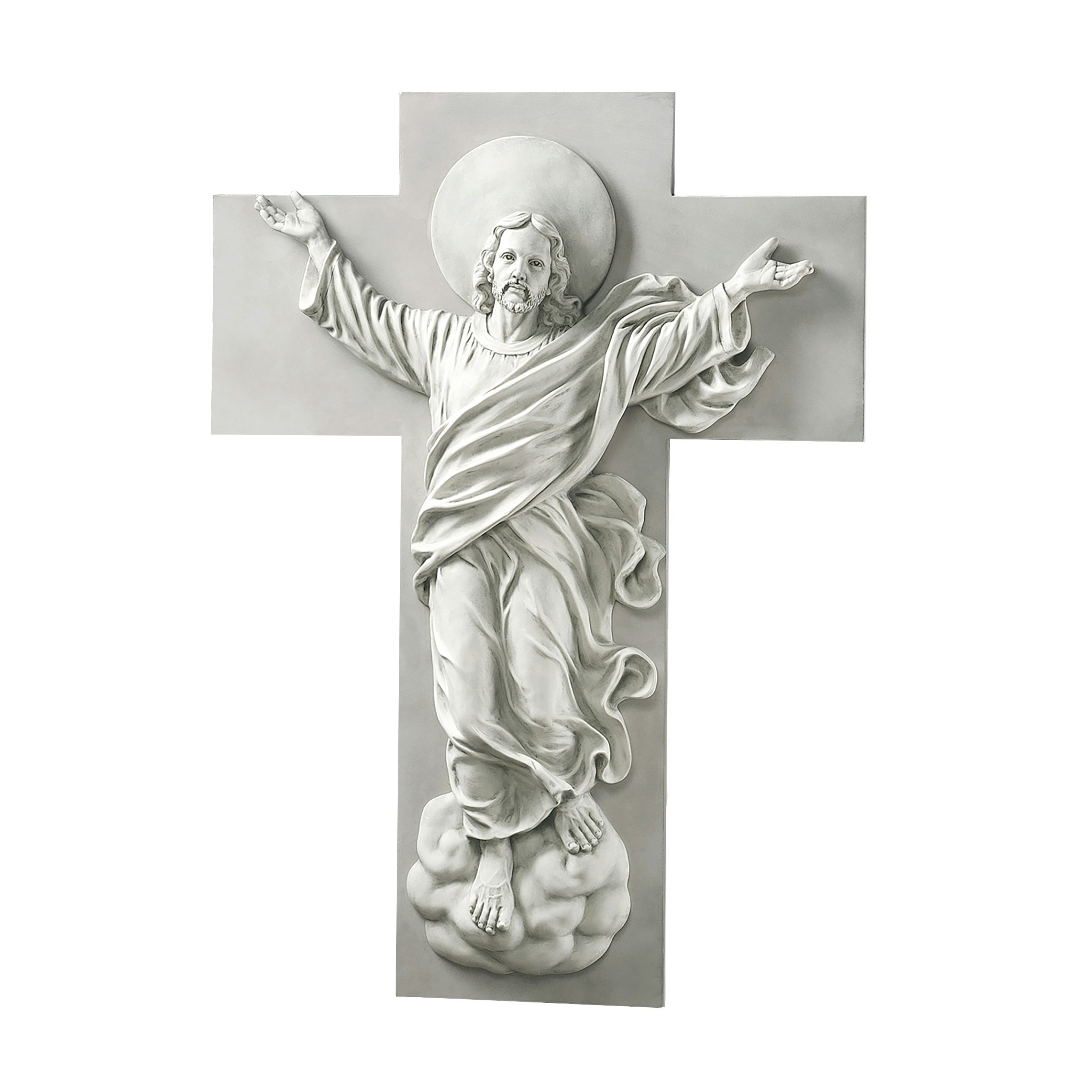 Toscano - He is Risen Christ Ascension Wall Sculpture