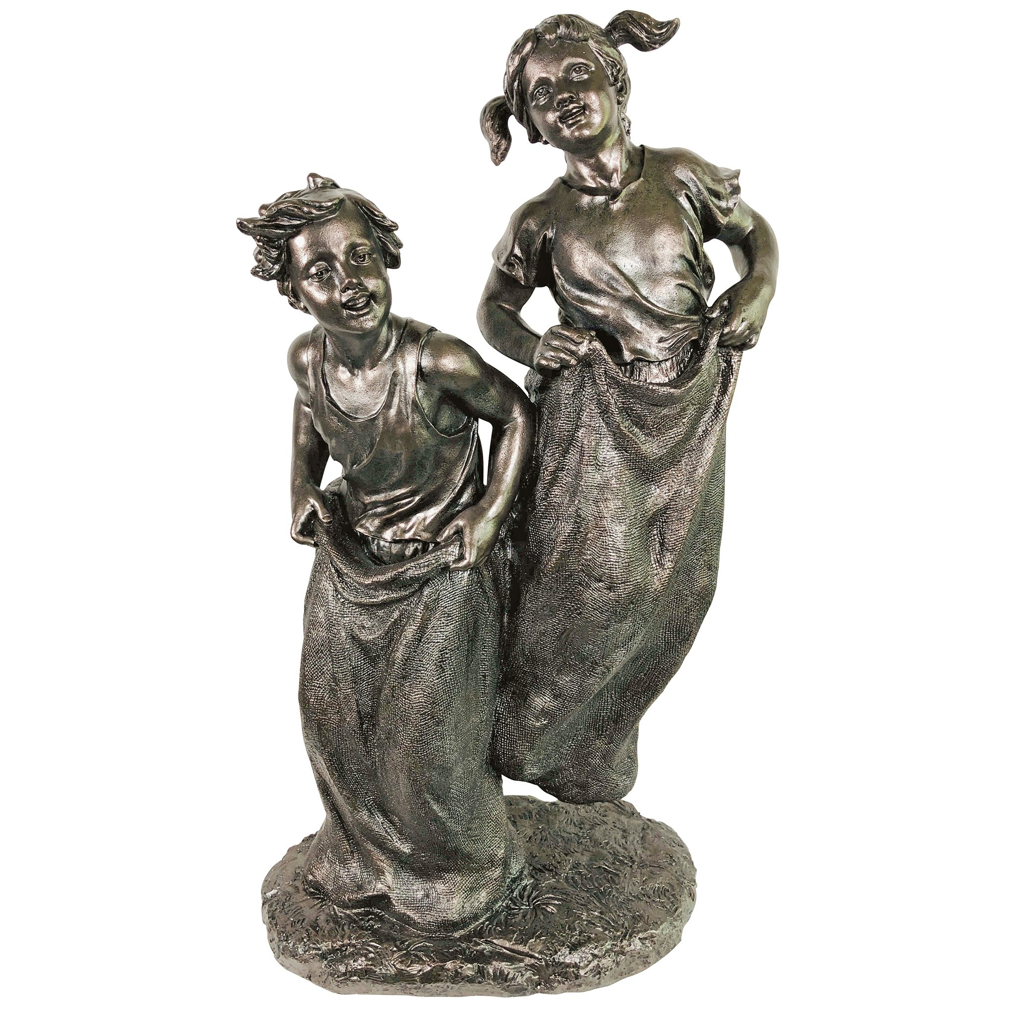 Toscano - Children Sack Race Large Scale Statue