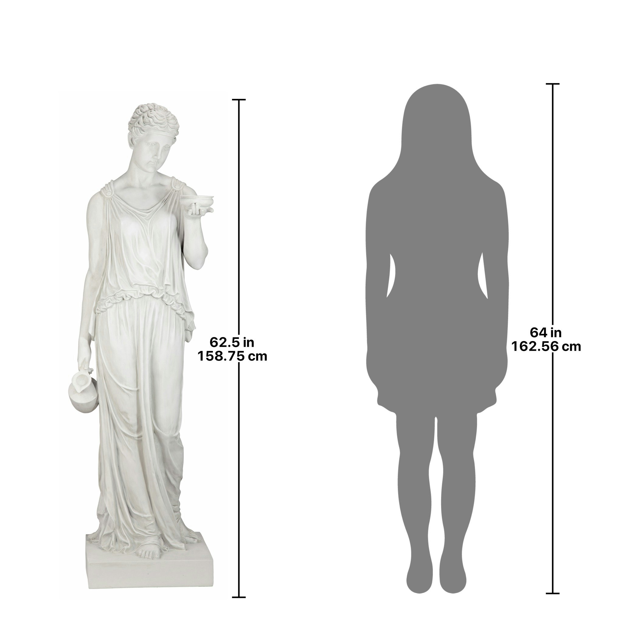 Toscano Hebe the Goddess of Youth Statue - Grande