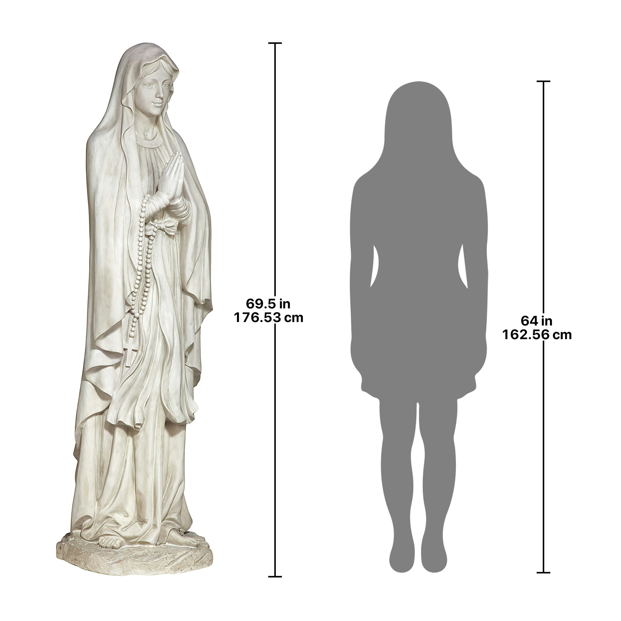 Toscano - Life-Size Blessed Virgin Mary Statue