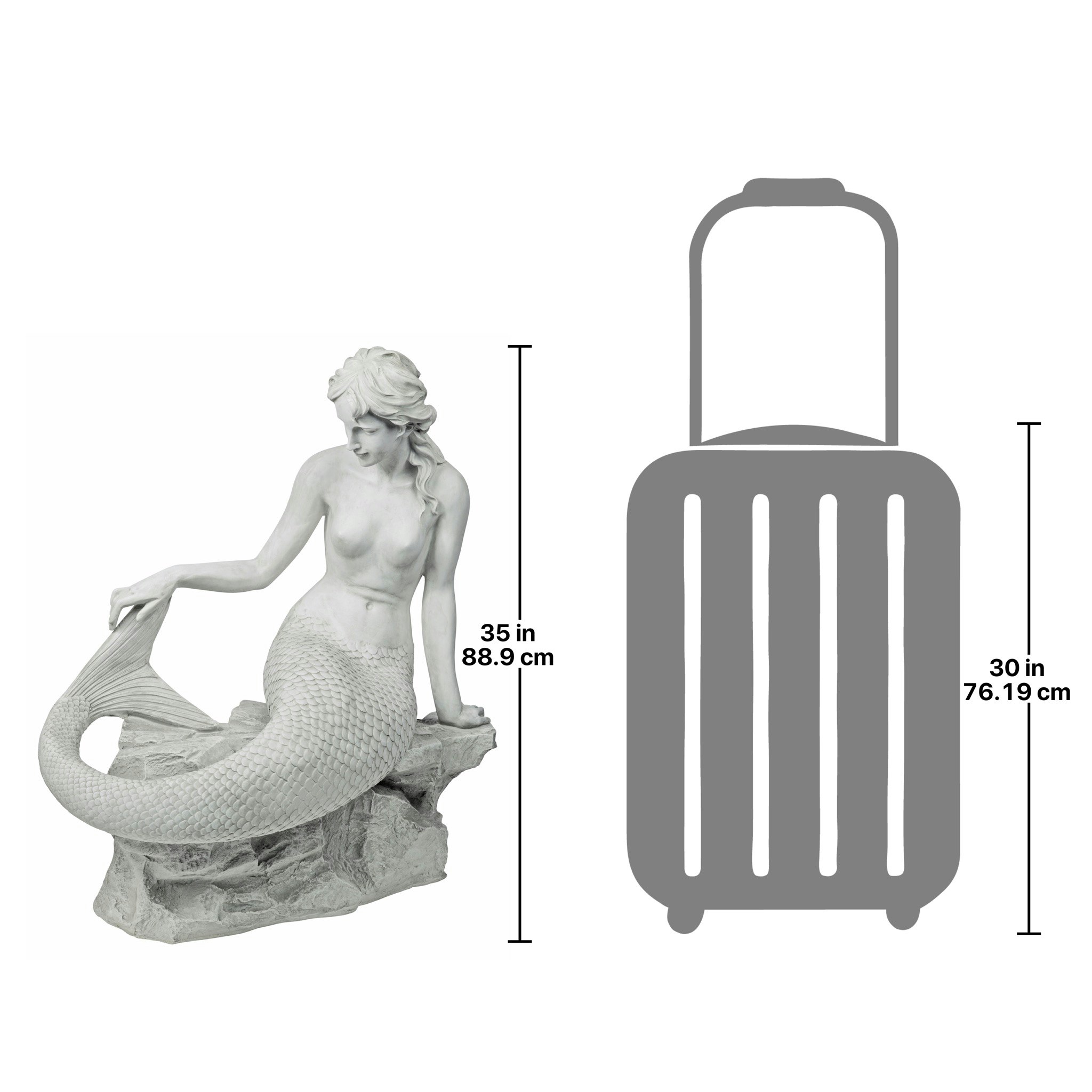 Toscano - Daydreaming Mermaid of Langeline Cove Statue