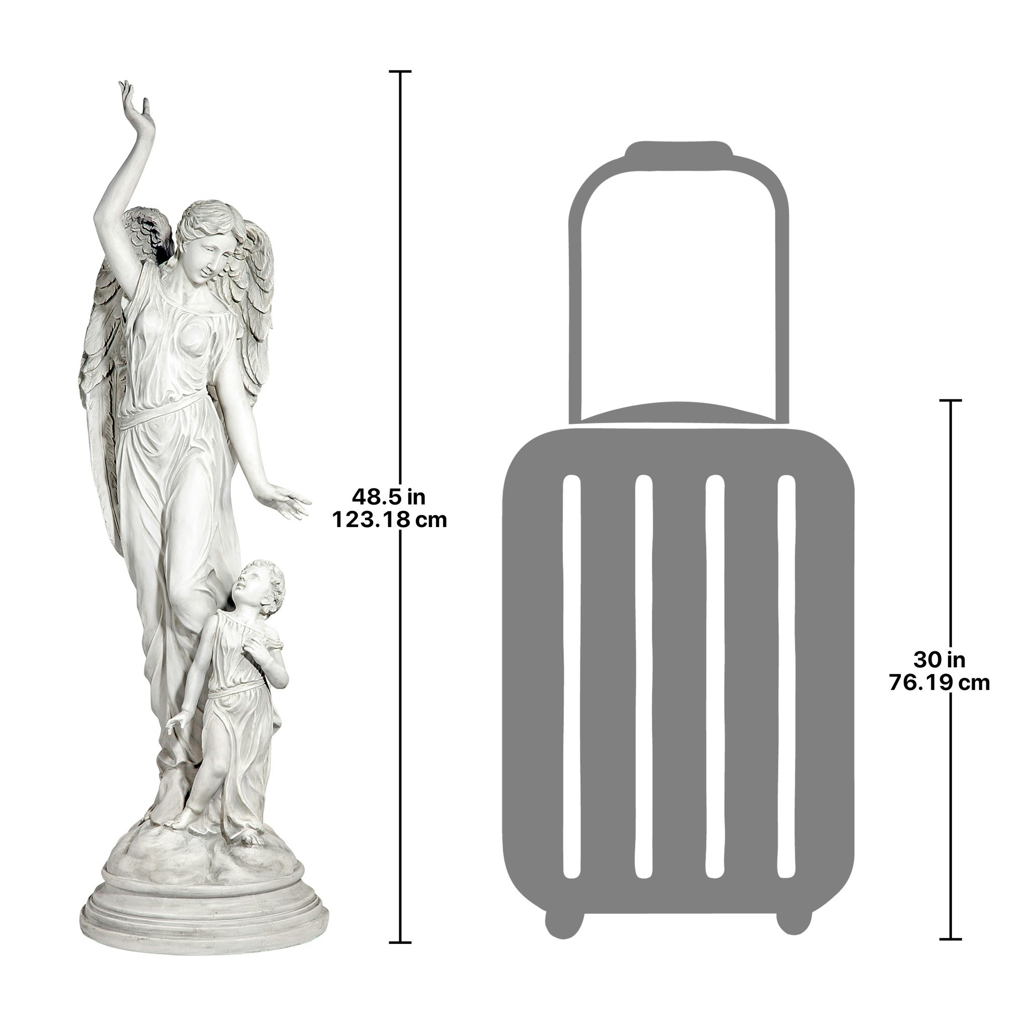 Toscano - Queen of AngelsGuardian of Children Statue