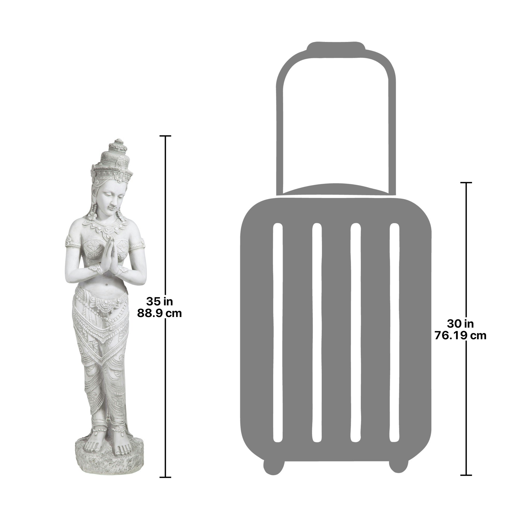 Toscano Thai Teppanom Beautiful Being Statue - Medium