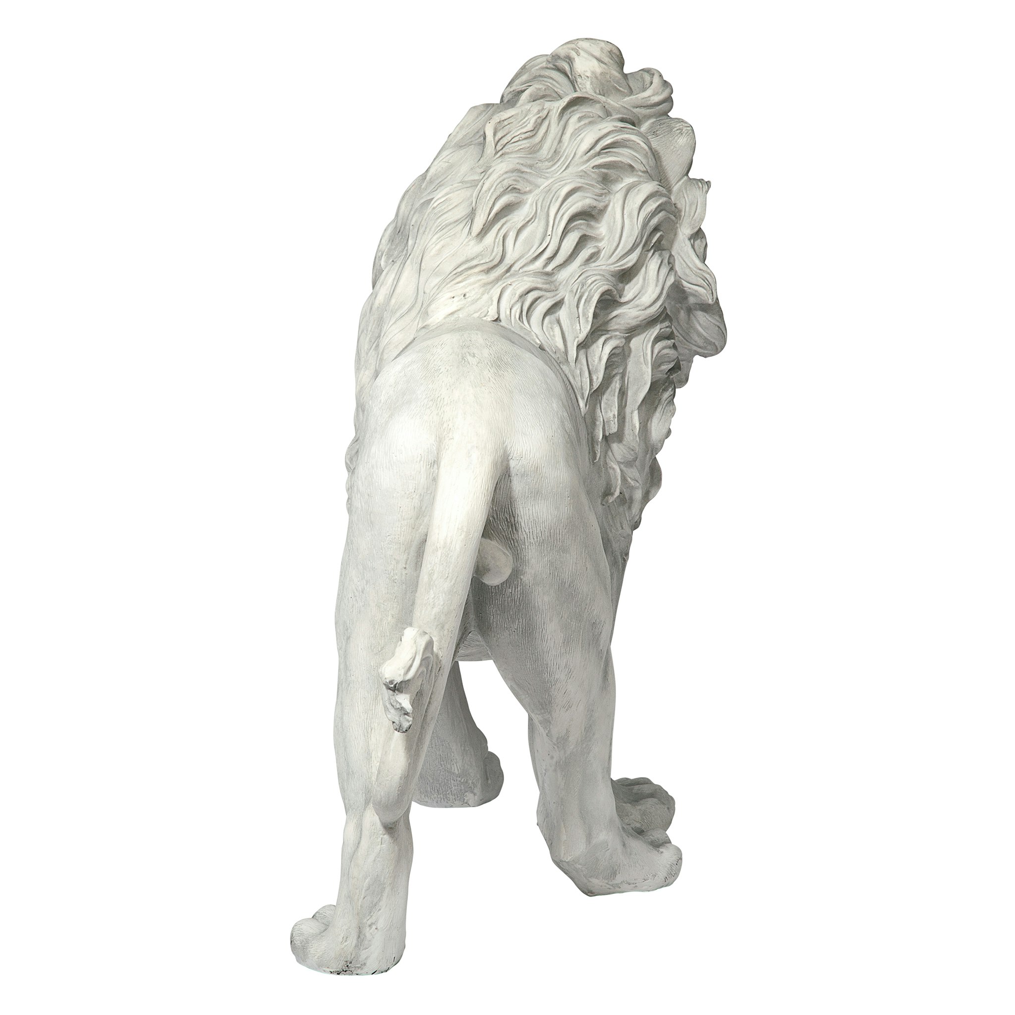 Toscano Regal Lion Sentinel of Grisham Manor Statue - Left Foot Forward