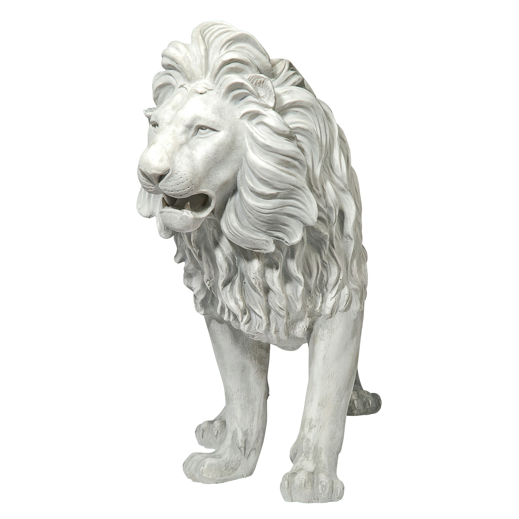Toscano Regal Lion Sentinel of Grisham Manor Statue - Left Foot Forward