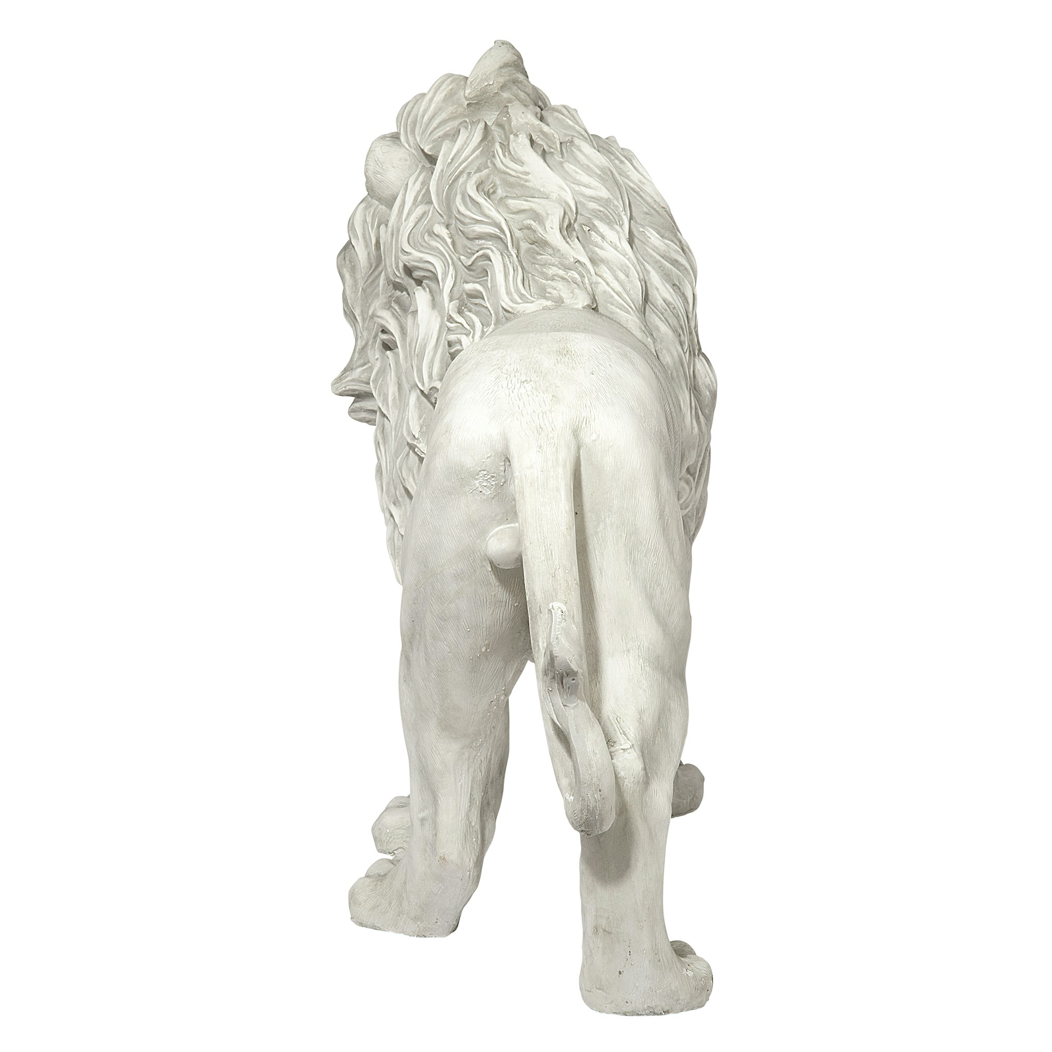 Toscano Regal Lion Sentinel of Grisham Manor Statue - Right Foot Forward