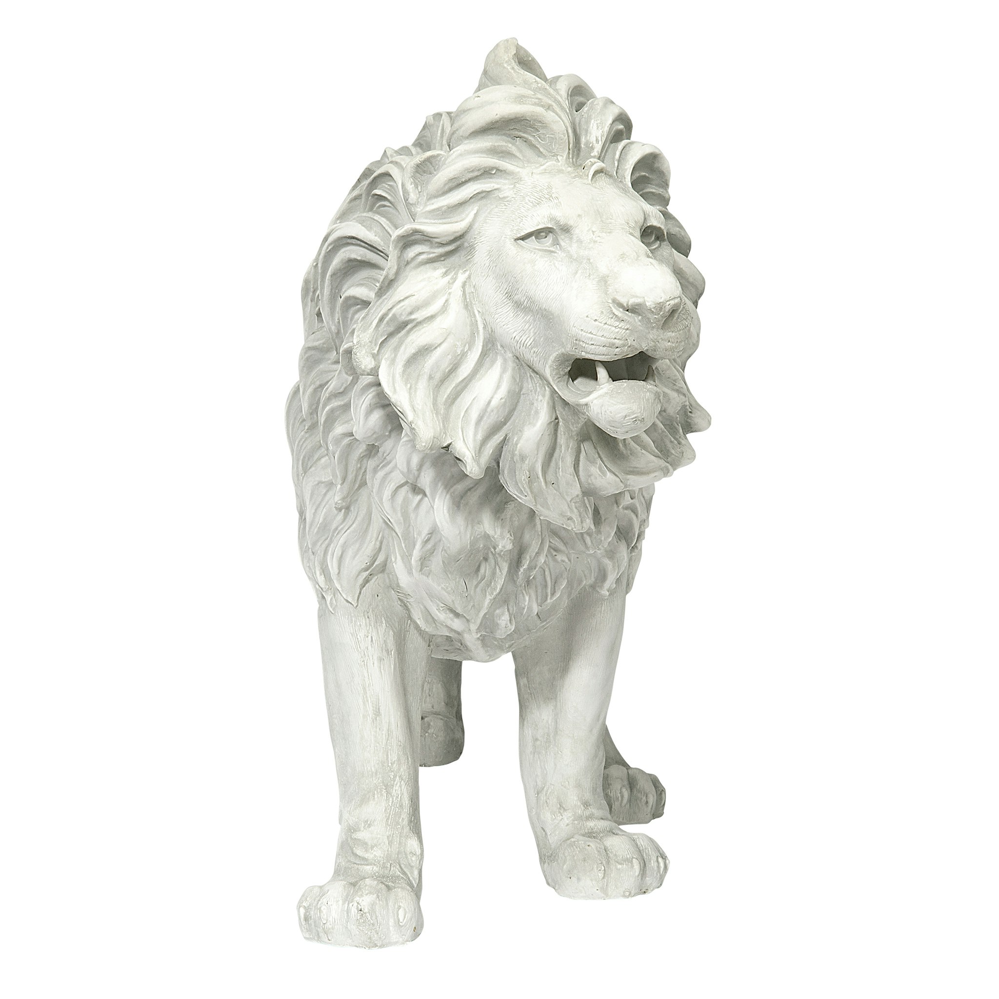 Toscano Regal Lion Sentinel of Grisham Manor Statue - Right Foot Forward