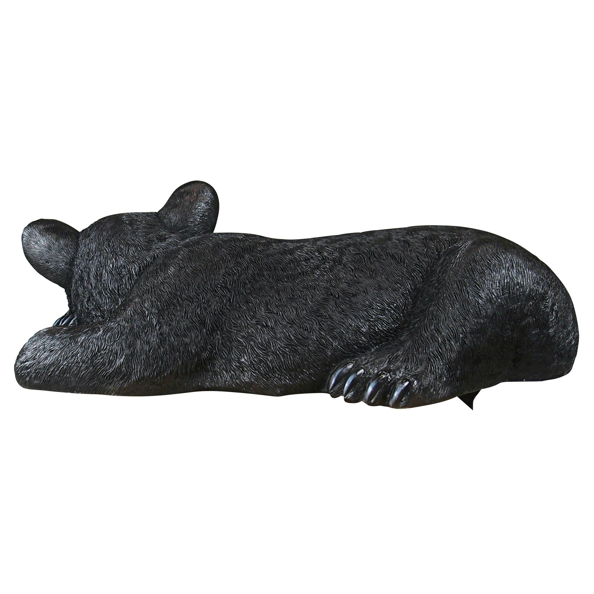 Toscano - Lemont the Lovable Lounger Black Bear Statue
