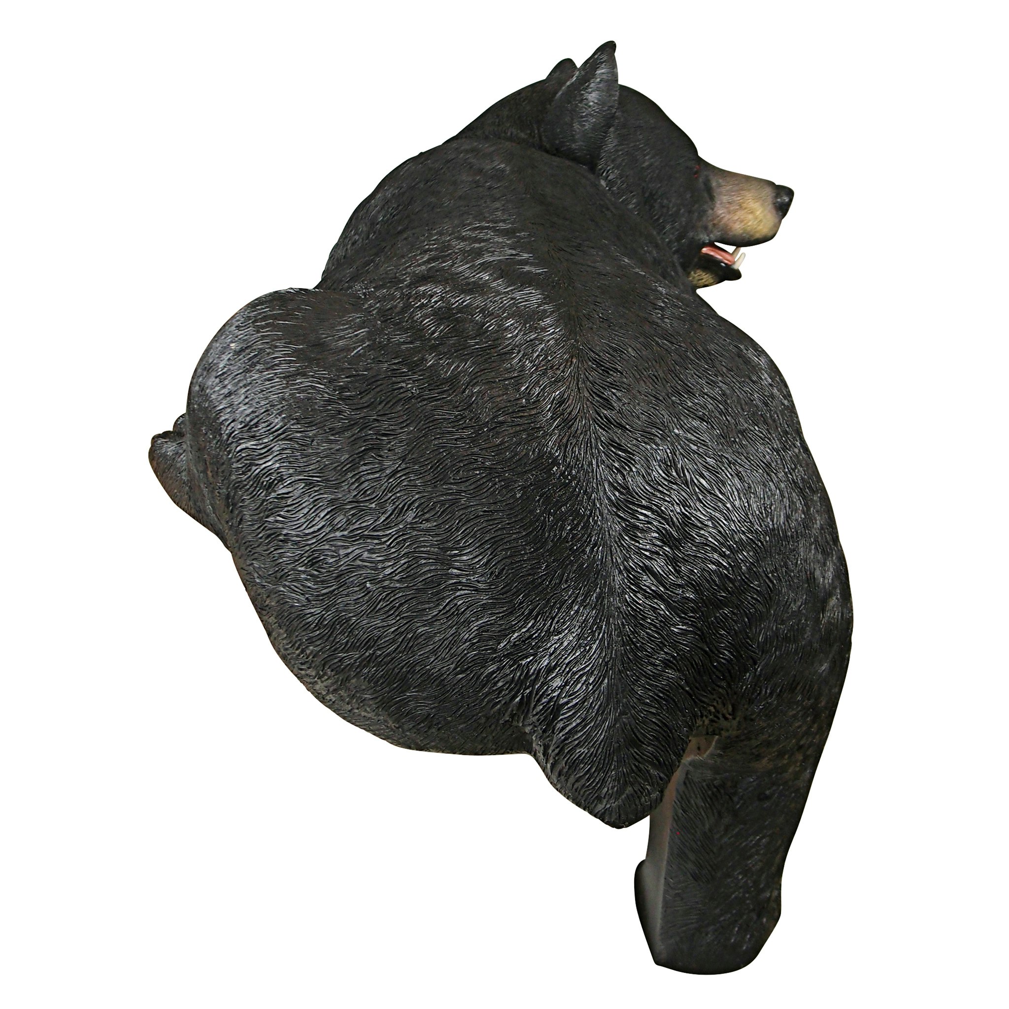 Toscano - Lemont the Lovable Lounger Black Bear Statue