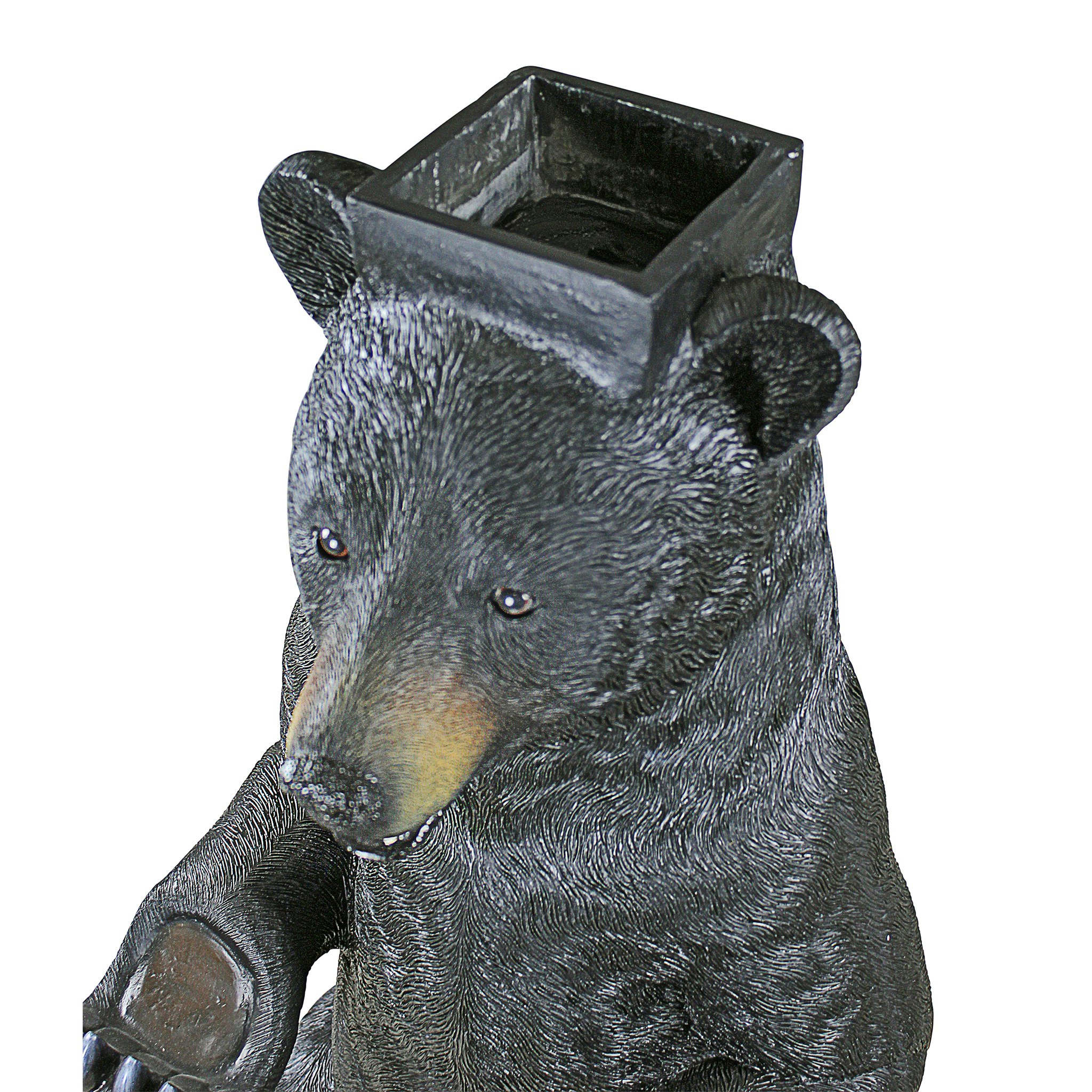 Toscano - Postal Bear Mailbox Post Sleeve Statue