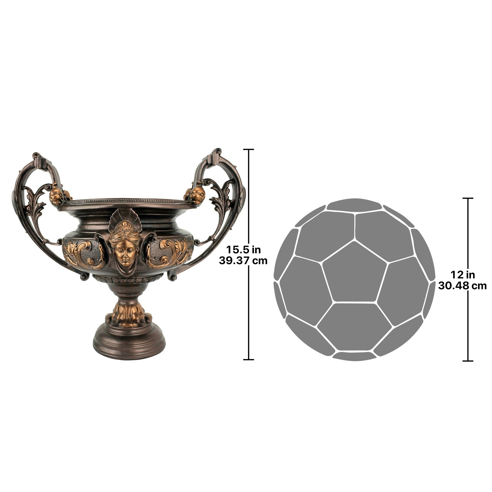 Toscano - French Rococo Centerpiece Comport Urn