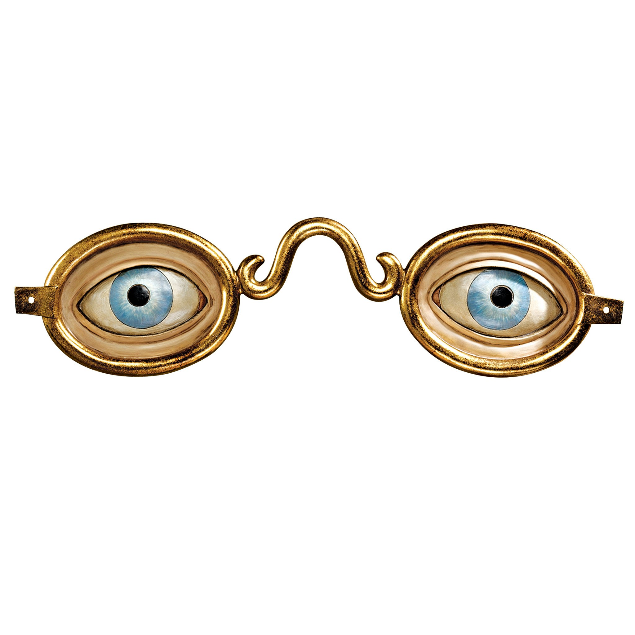 Toscano - Folk Art Optometrist Trade Eyeglasses Wall Sculpture