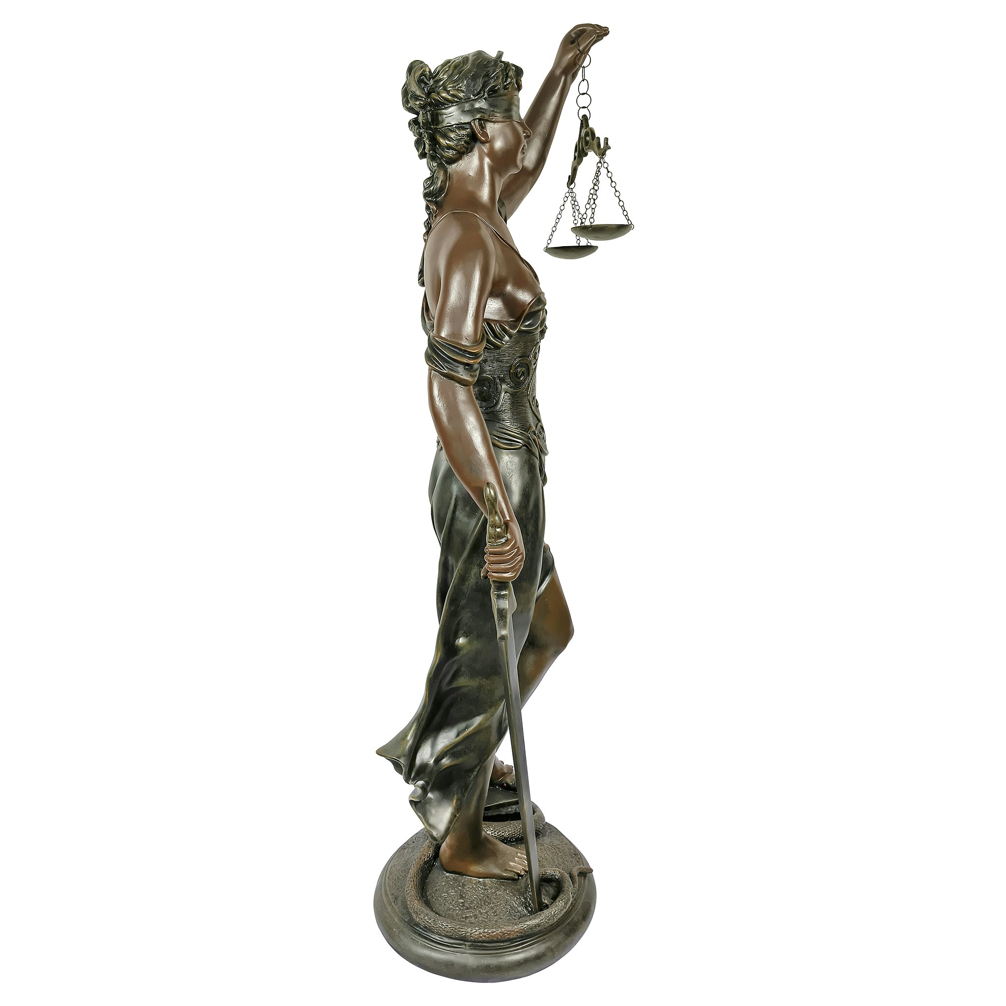 Toscano - Themis Goddess of Blind Justice Grande Law Statue