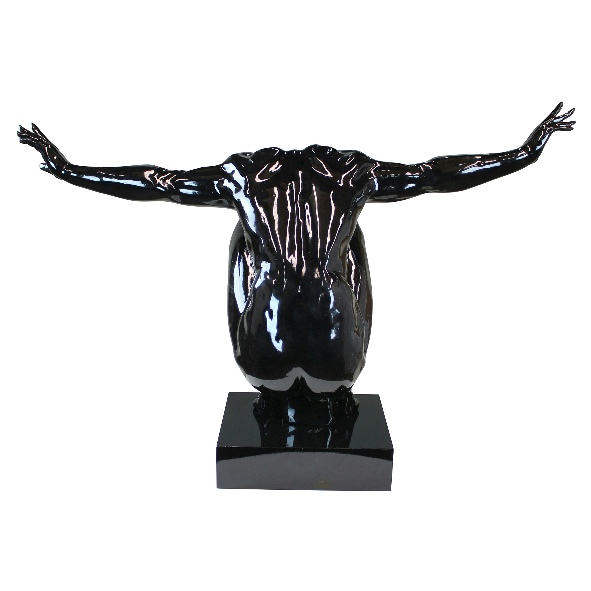 Toscano - Sustained Ambition Modern Male Nude Statue