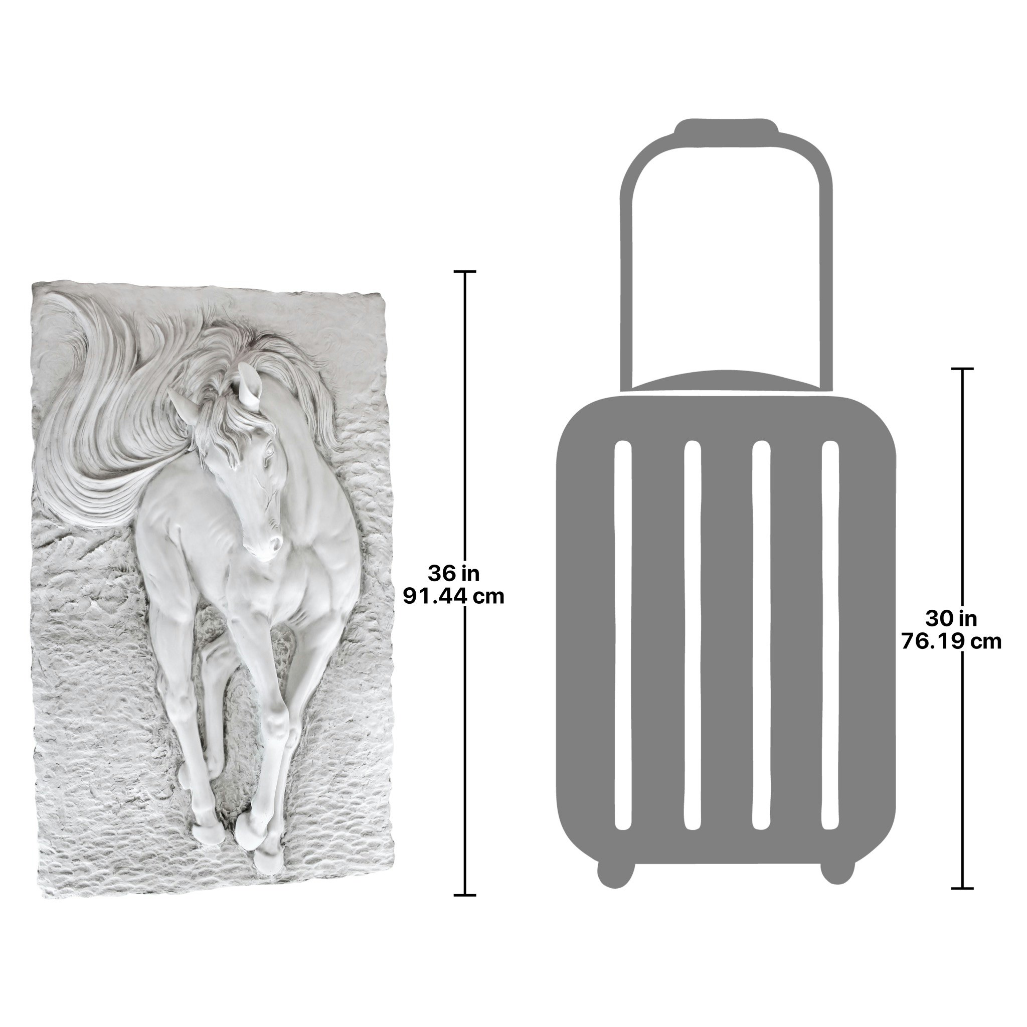 Toscano - Equine Grandeur Horse Wall Sculpture