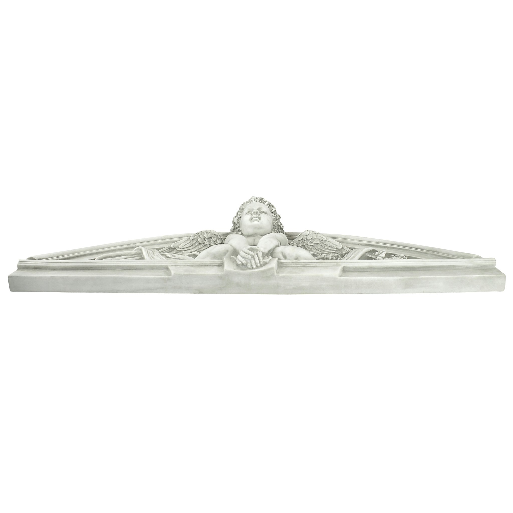 Toscano - Cherubs Grande Welcome Sculptural Wall Pediment