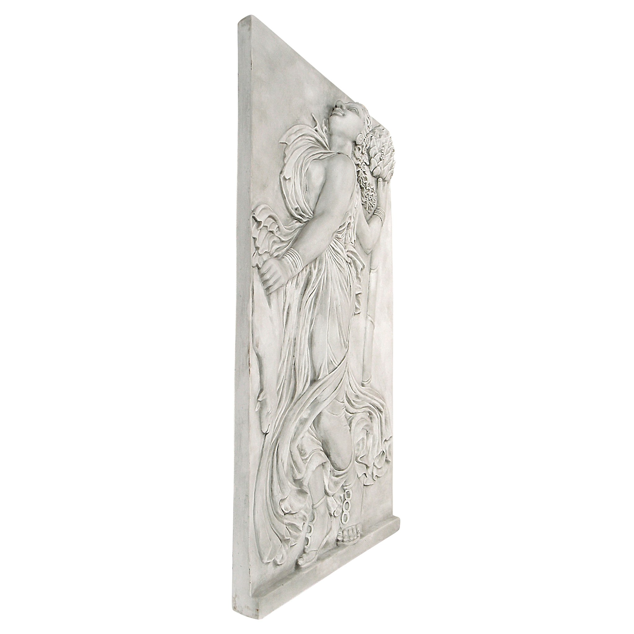 Toscano Dancing Greek Maenad with Thyrsus Wall Frieze - Right