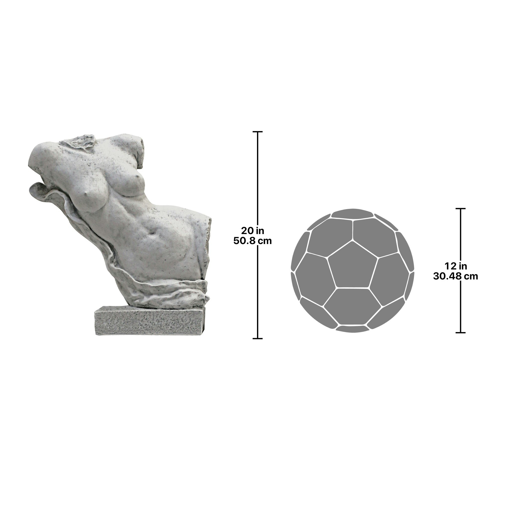 Toscano - Aphrodite Goddess of Love Torso Fragment Statue